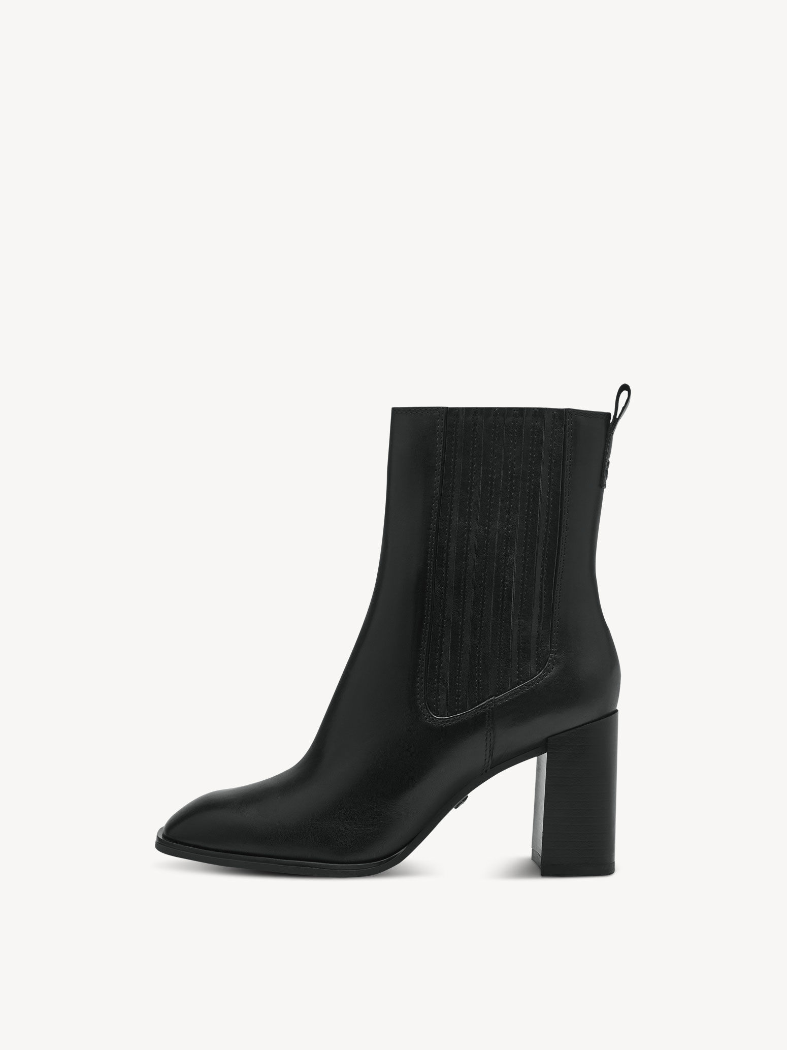 Leather Bootie - Black