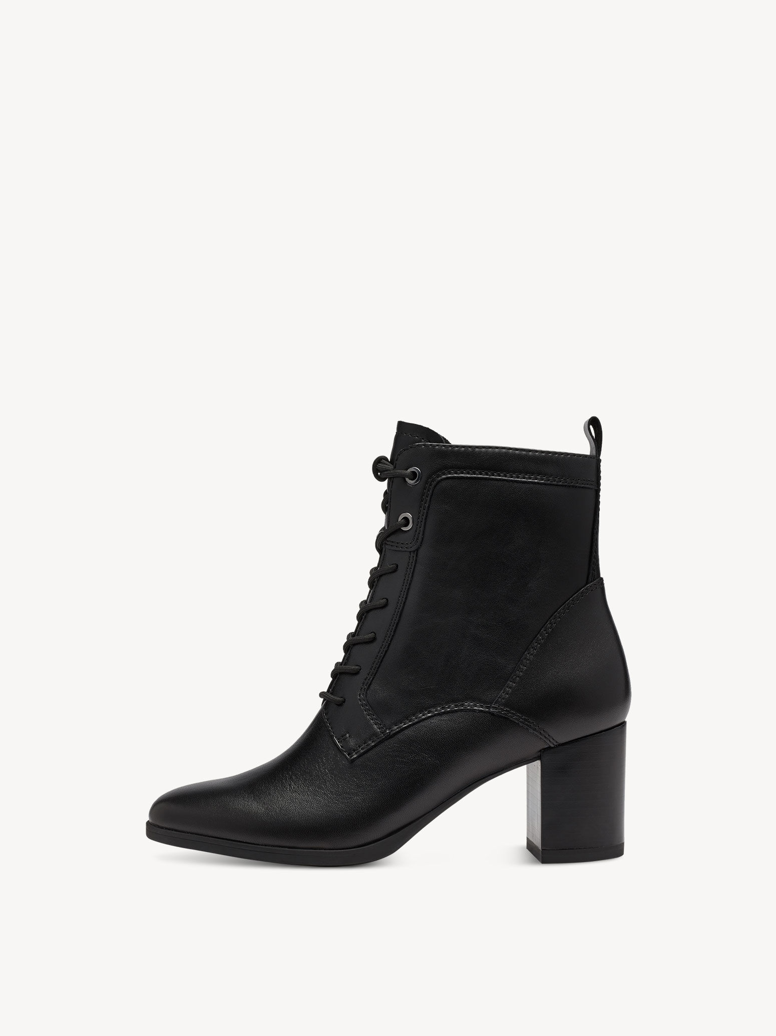 Leather Bootie - Black