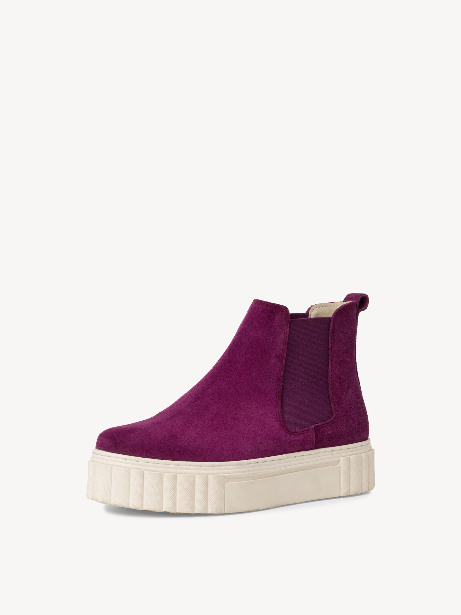 Leather Chelsea Boot - Purple