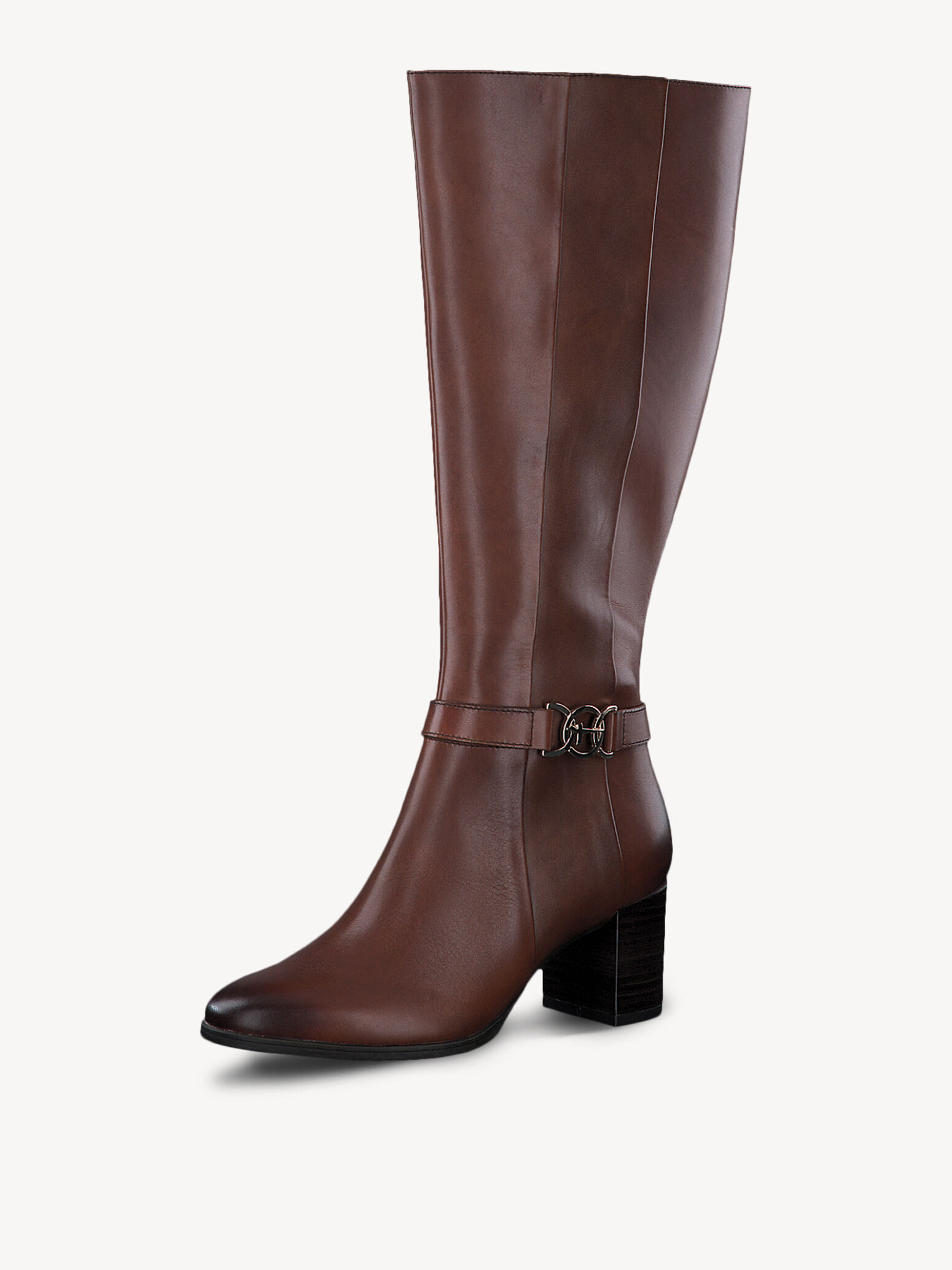 Leather Bootie - Brown