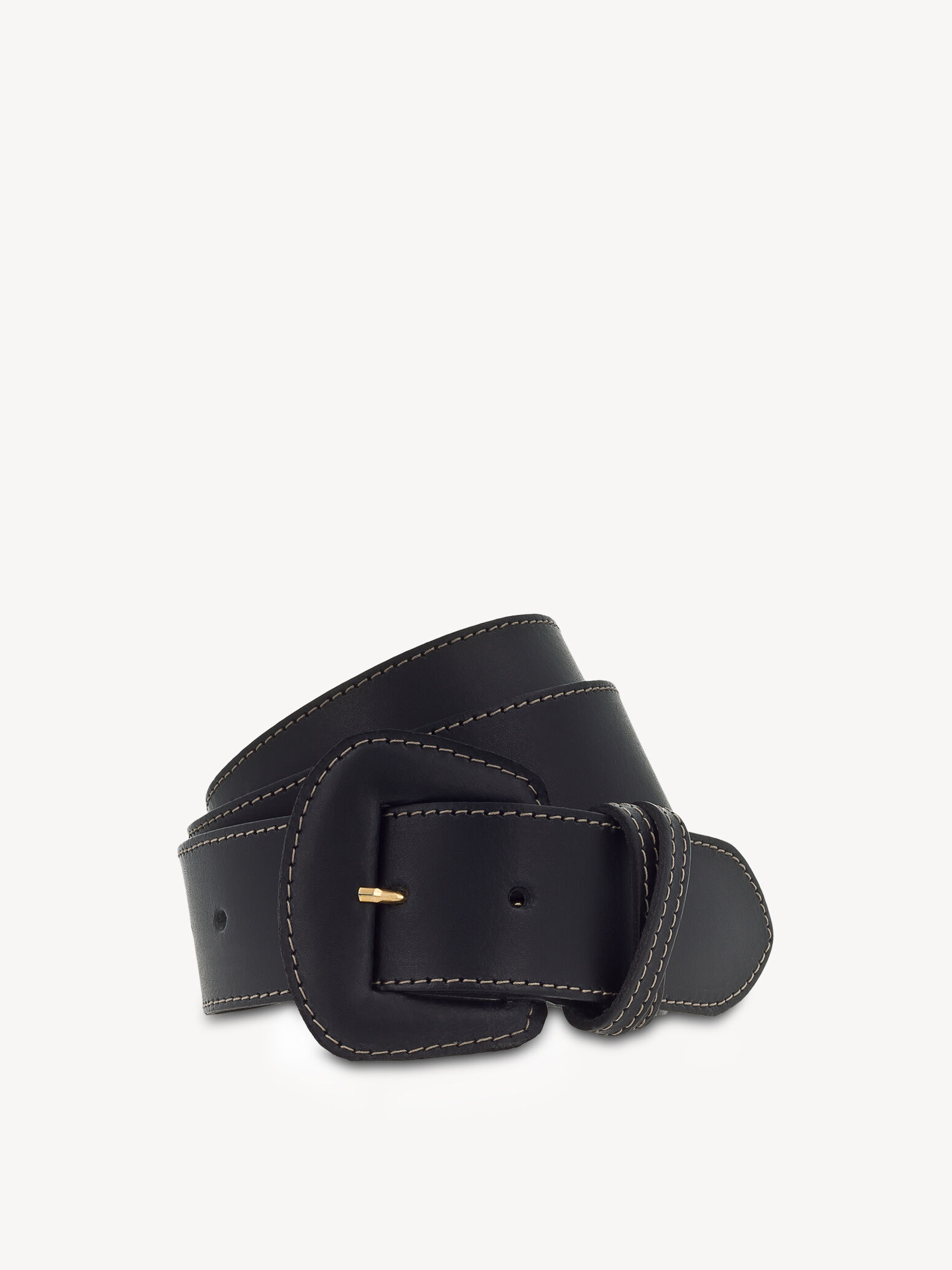 Leather Waist Belt - Black
