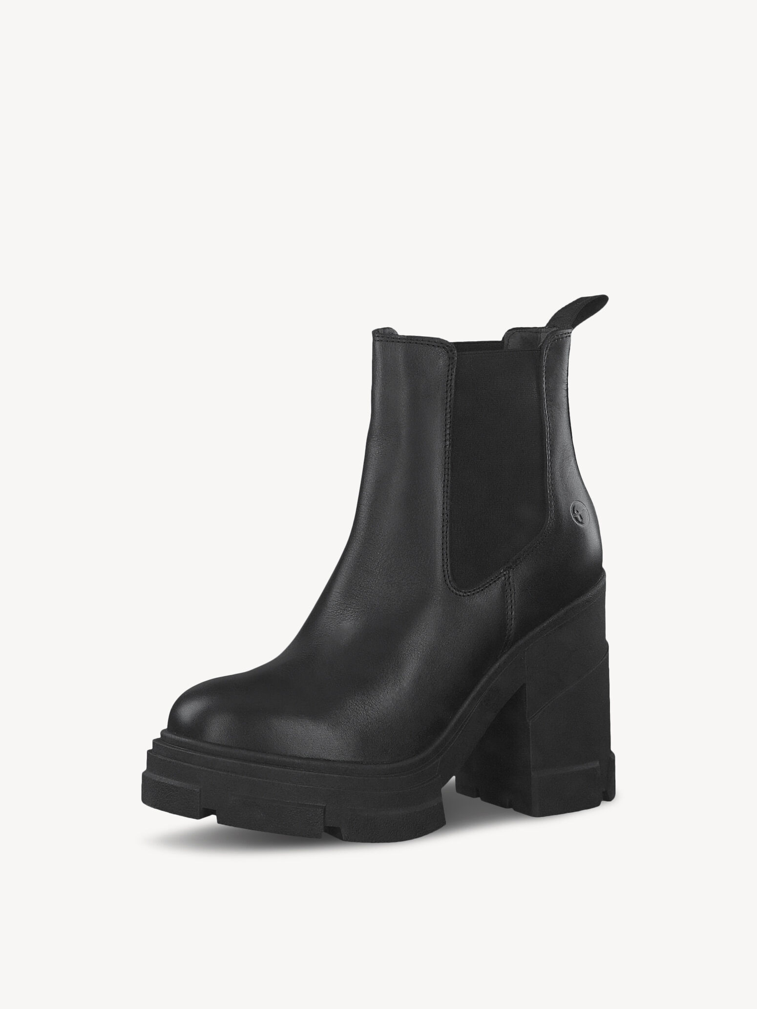 Leather Bootie - Black