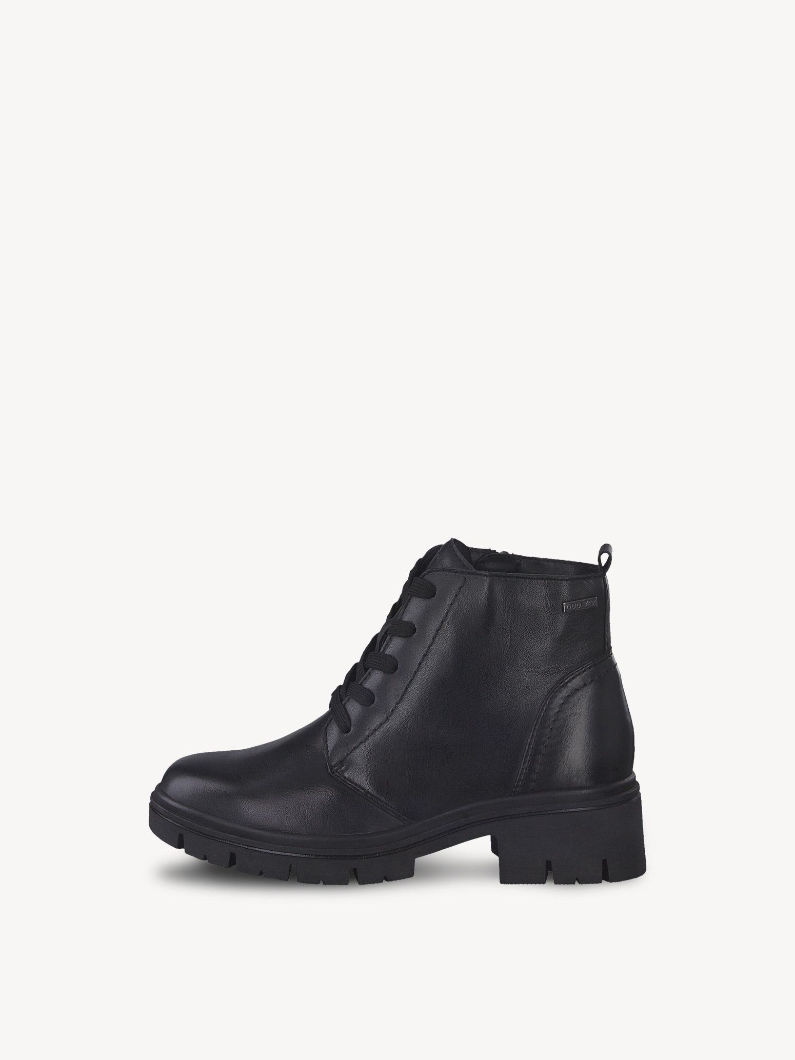 Leather Bootie - Black