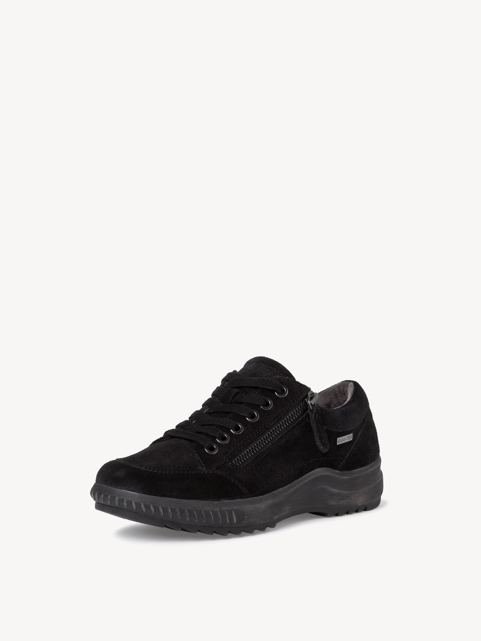 Leather Low Shoes - Black