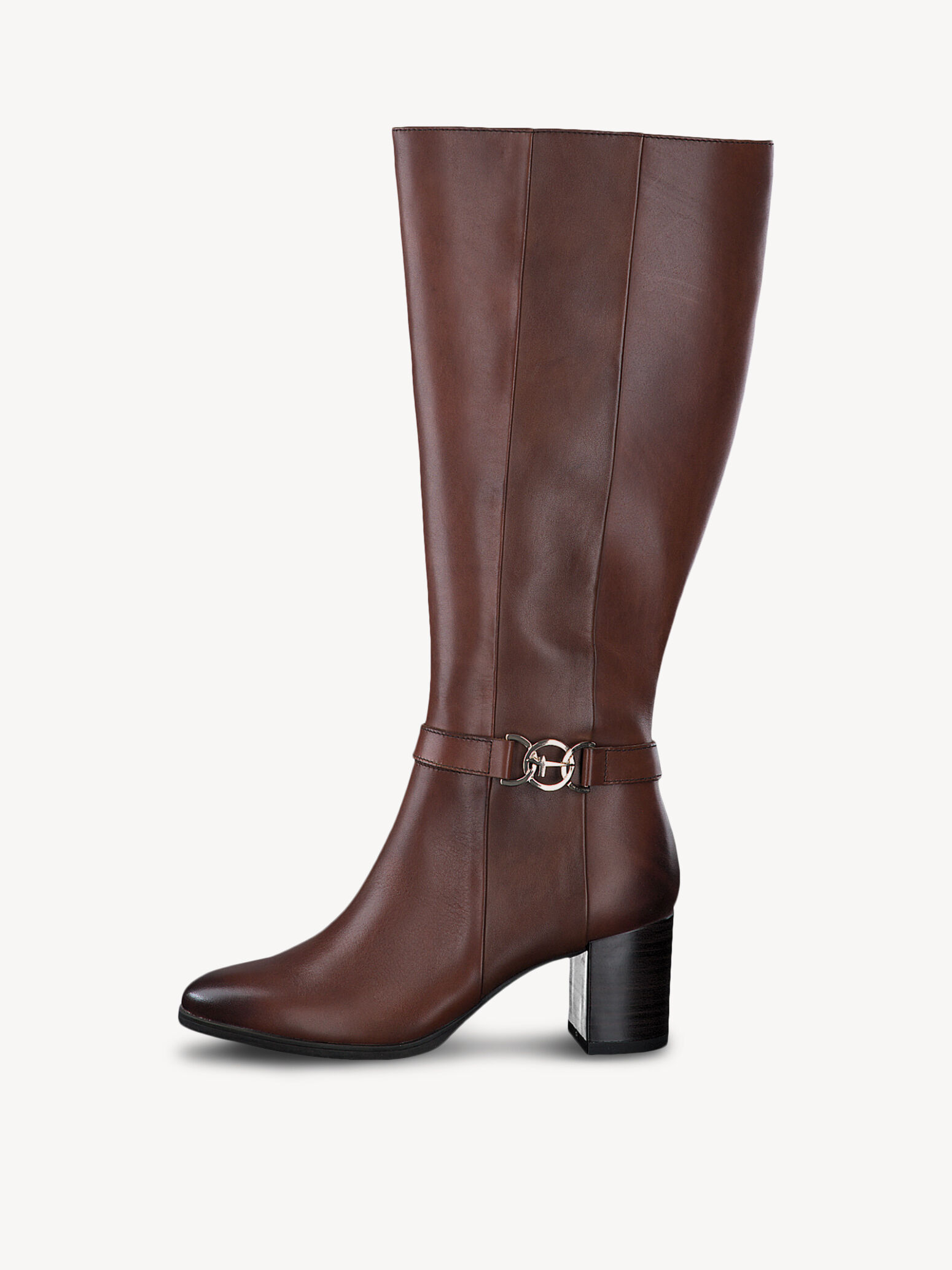 Leather Bootie - Brown