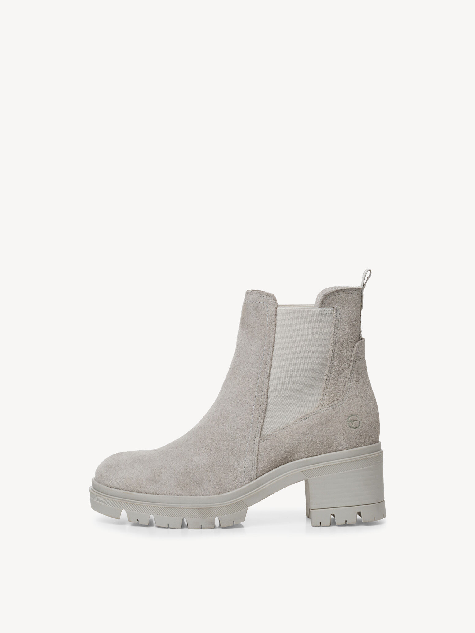 Leather Chelsea Boot - Grey