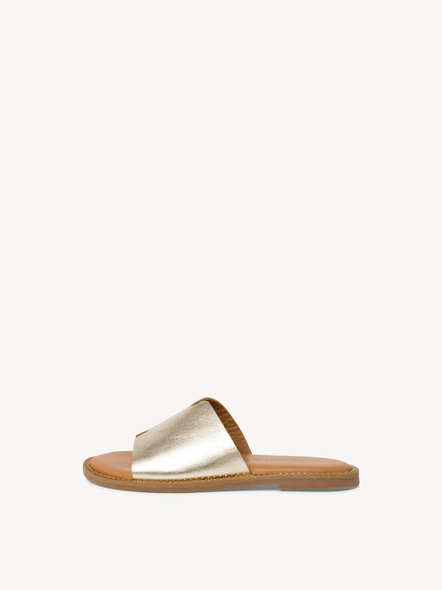 Leather Mule - Metallic