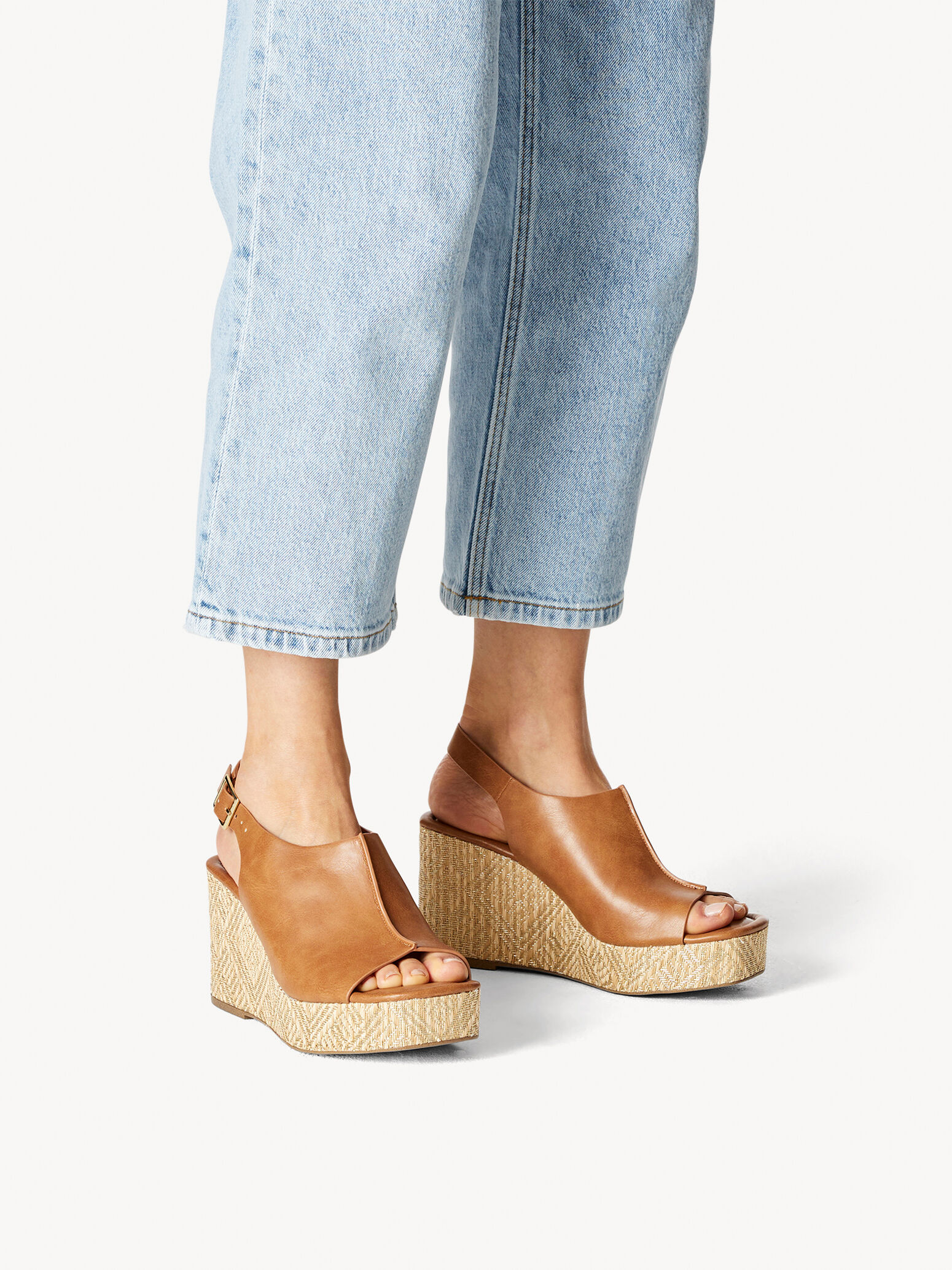 Heeled Sandal - Brown