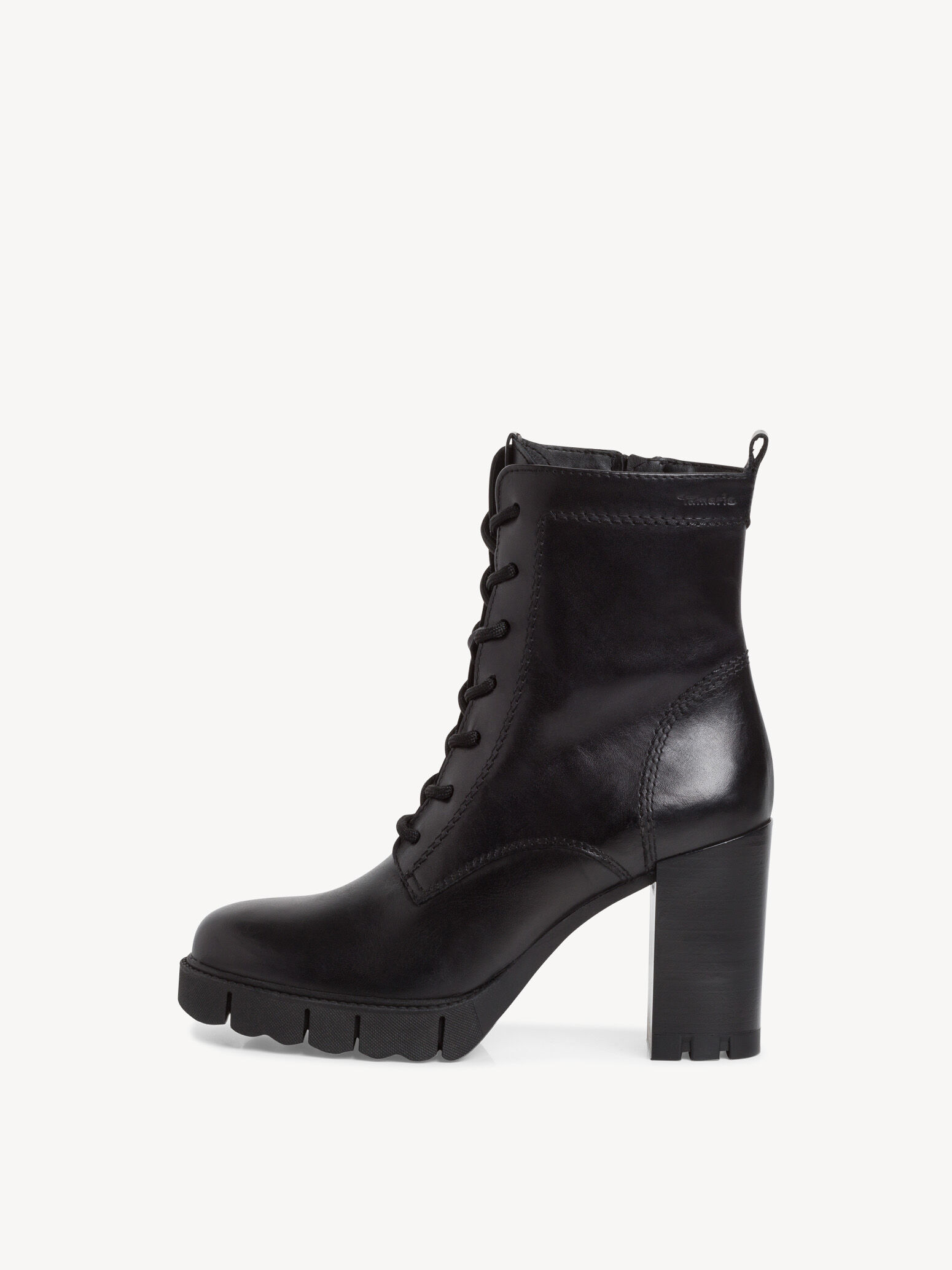 Leather Bootie - Black