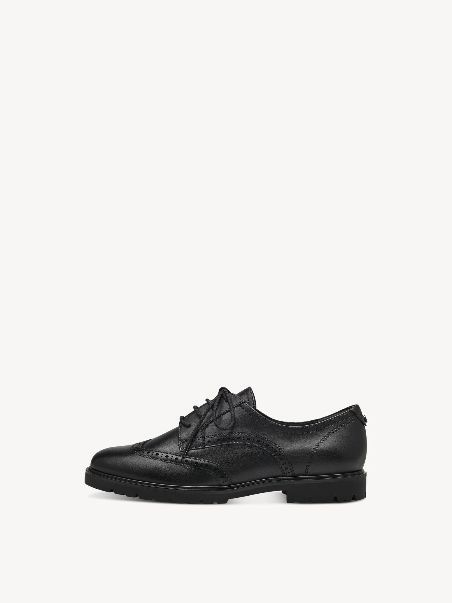 Leather Low Shoes - Black