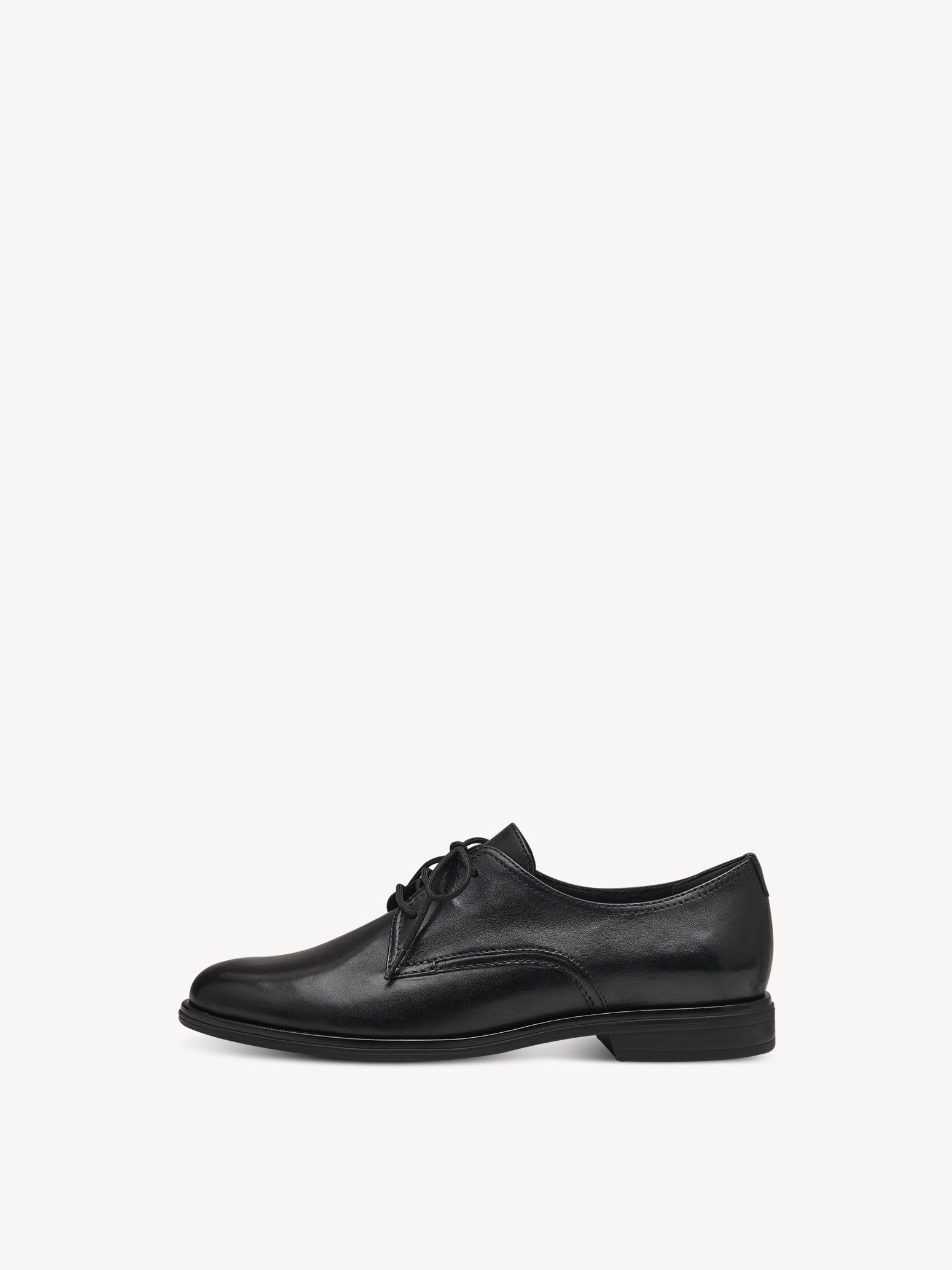 Leather Low Shoes - Black