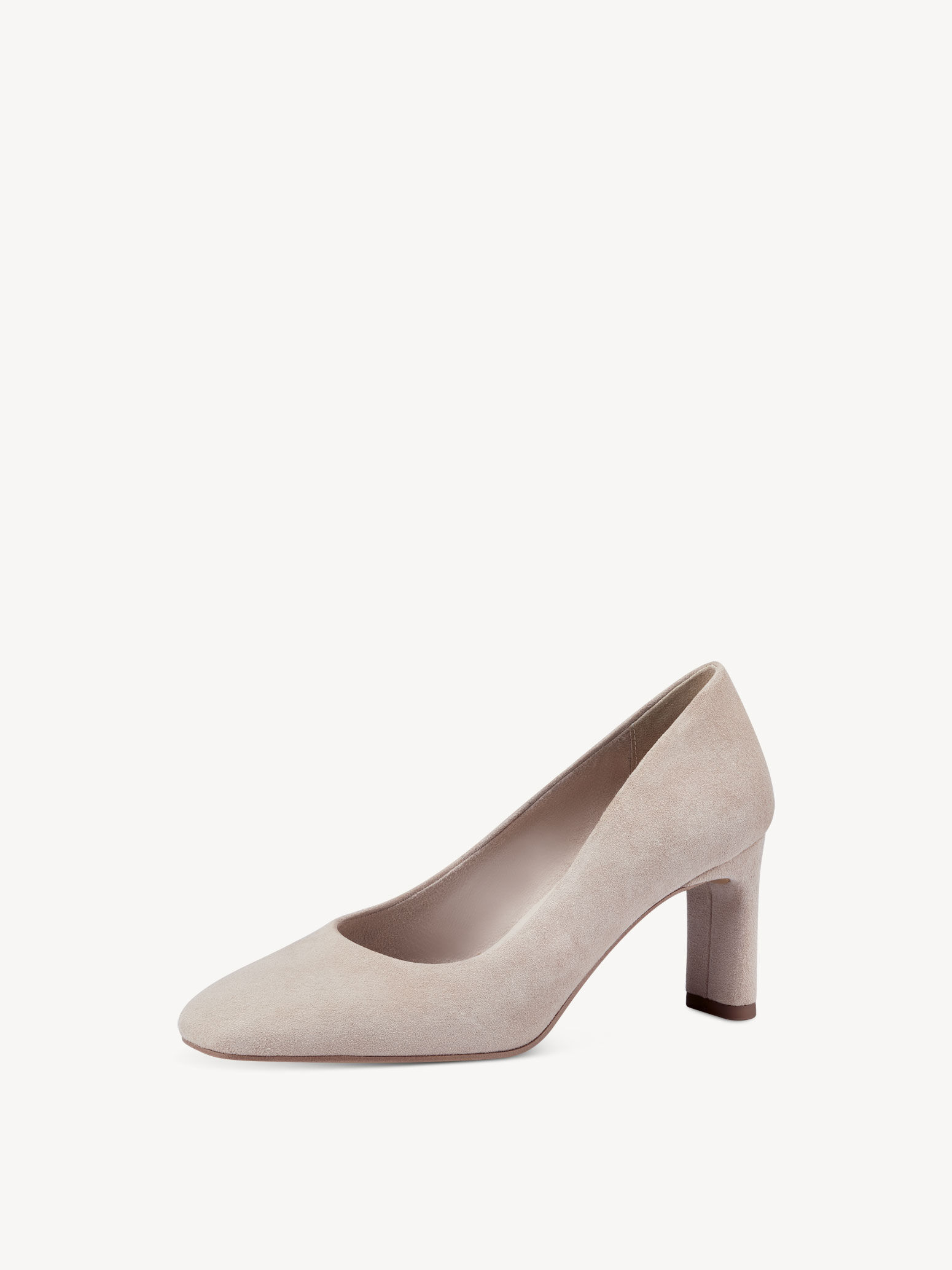 Leather Pumps - Beige