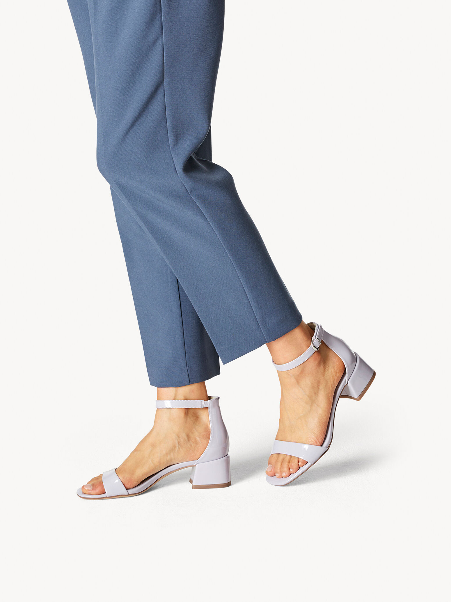 Heeled Sandal - Purple