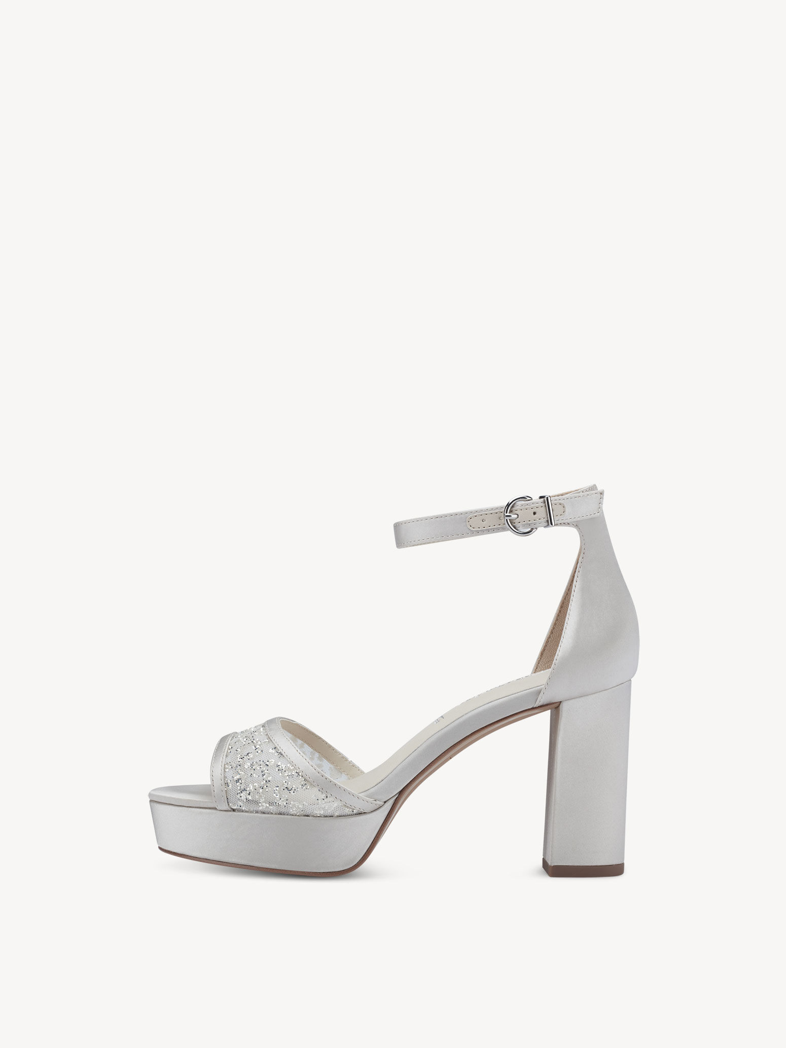 Heeled Sandal - Beige