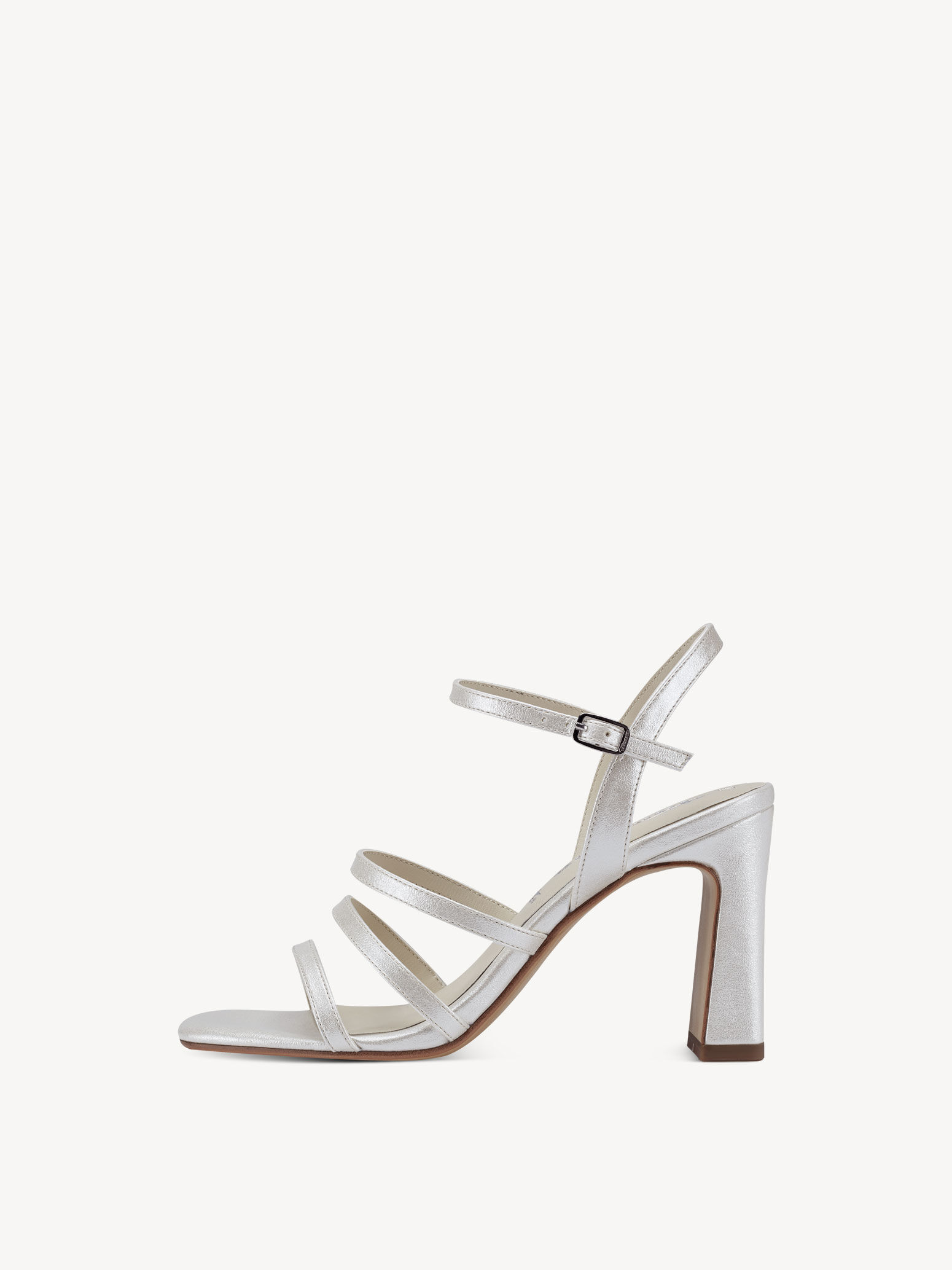 Heeled Sandal - White