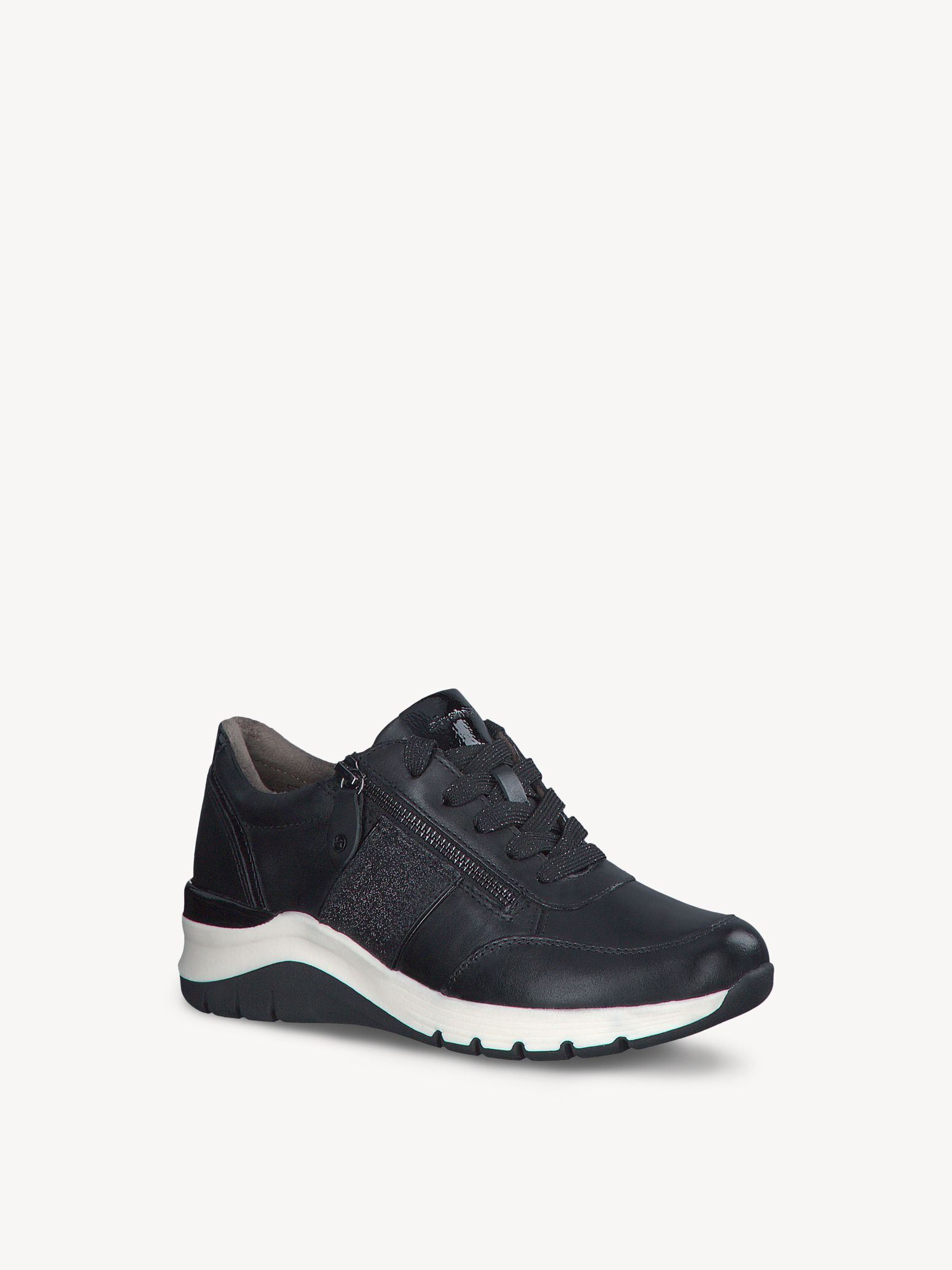 Leather Sneaker - Black