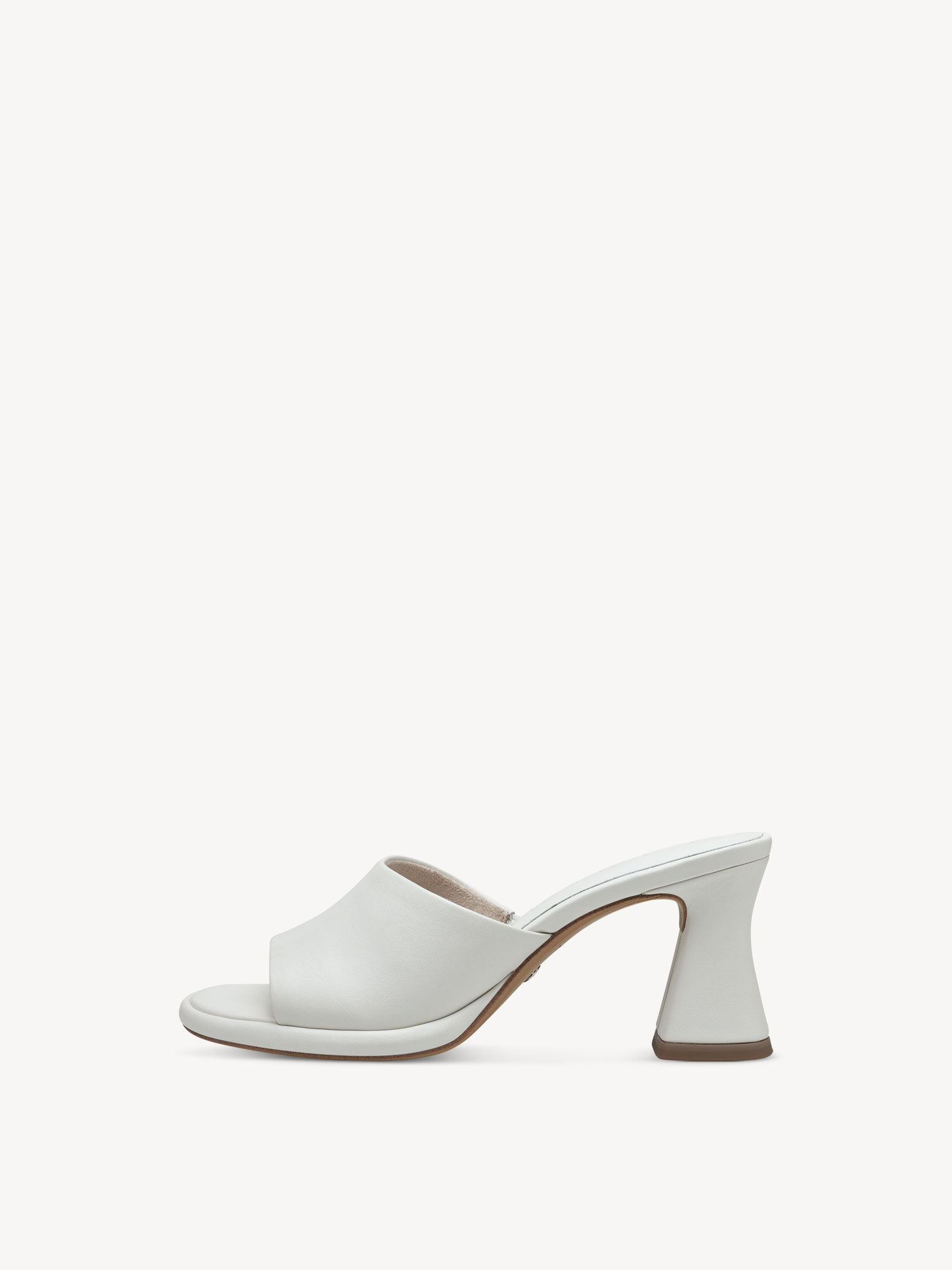 Leather Mule - White
