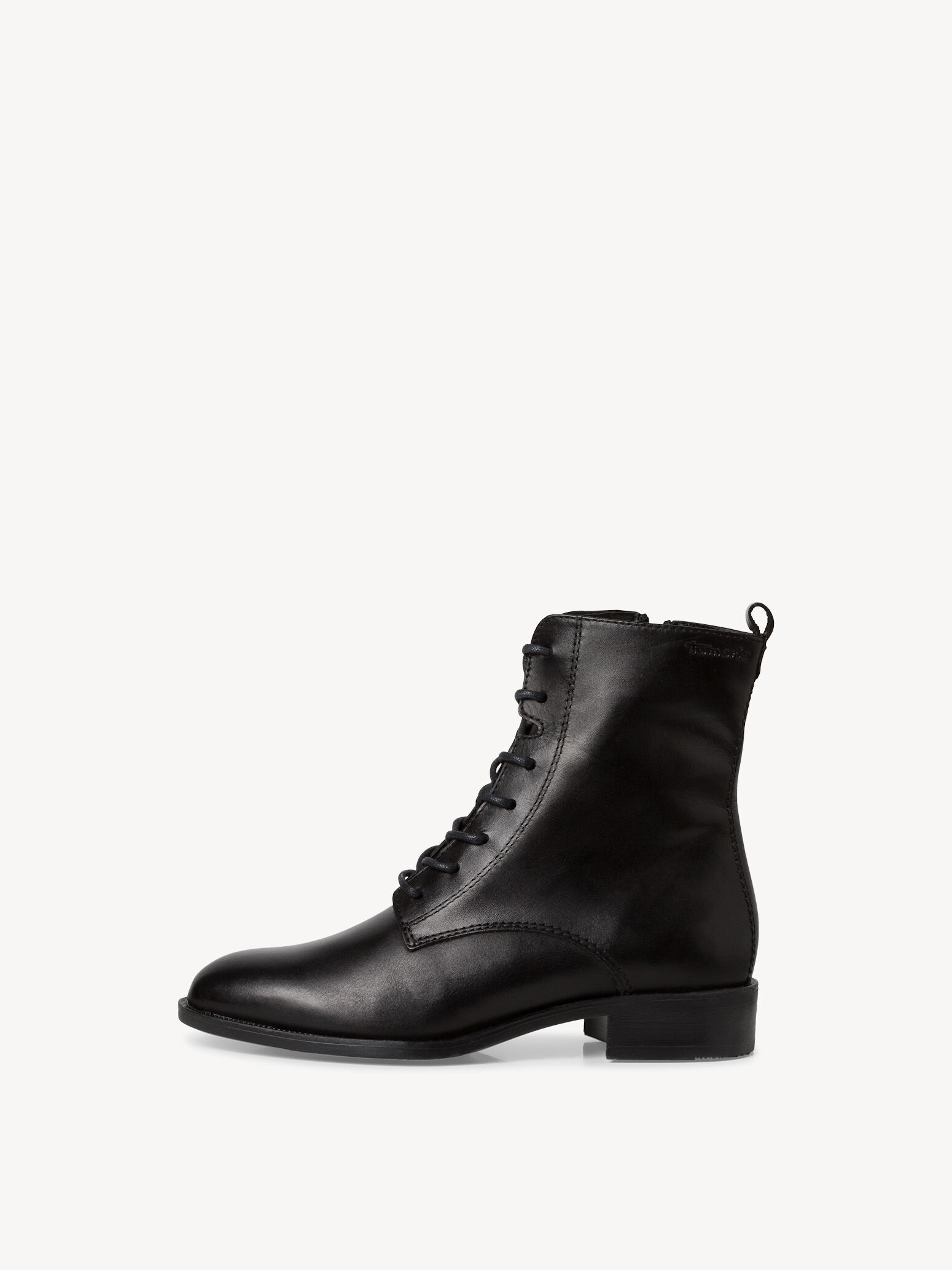 Leather Bootie - Black
