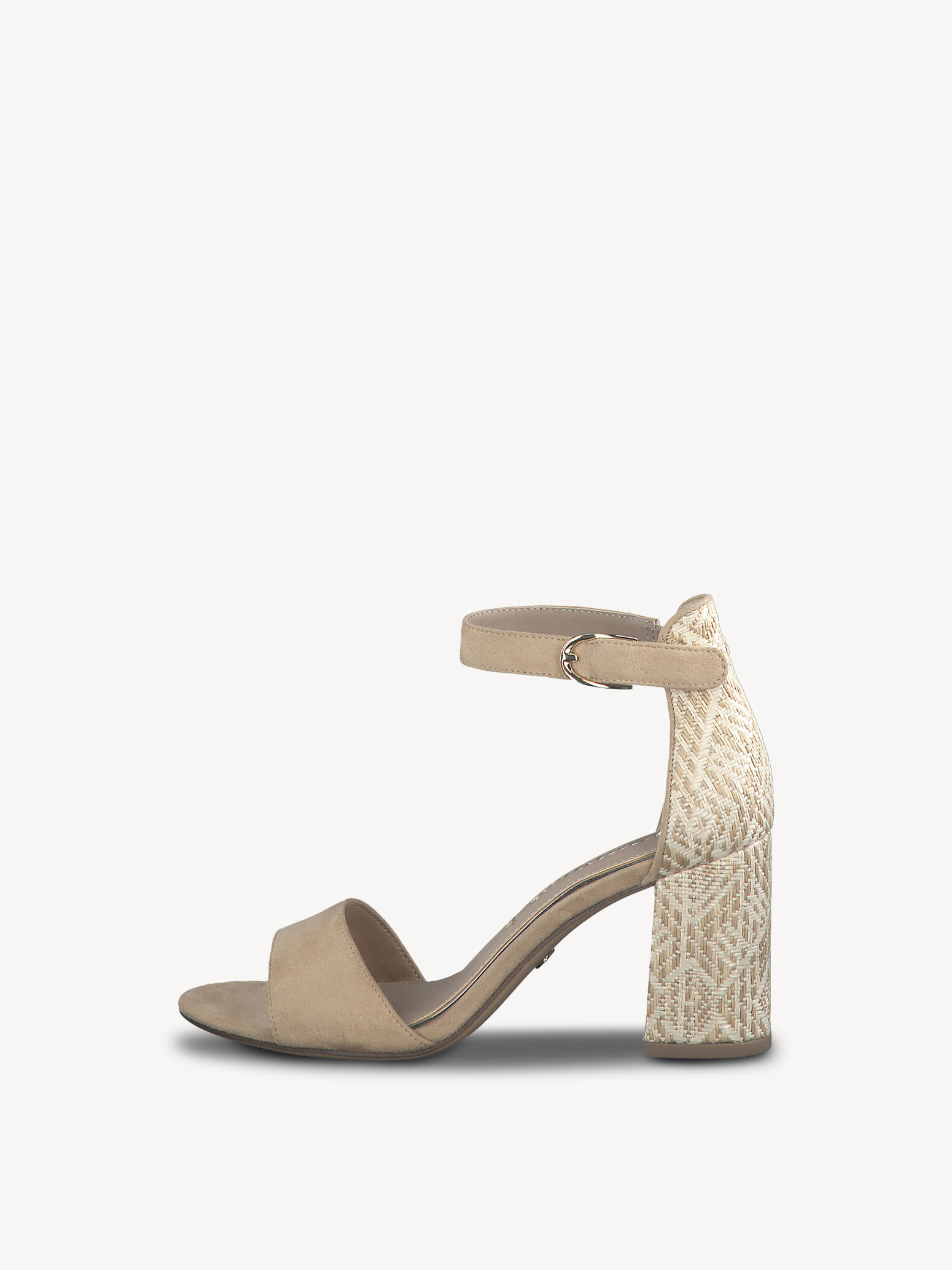 Heeled Sandal - Beige