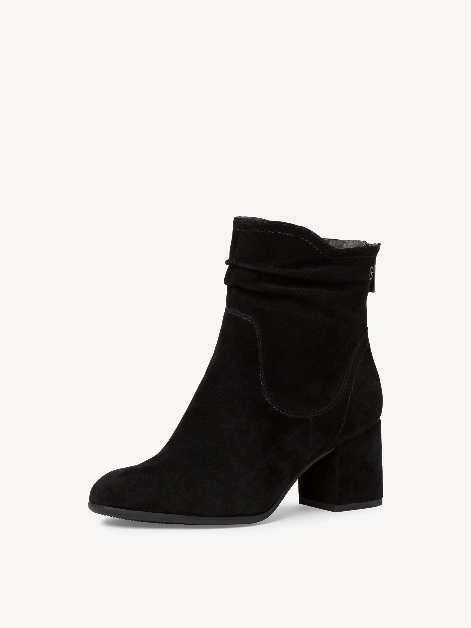 Leather Bootie - Black