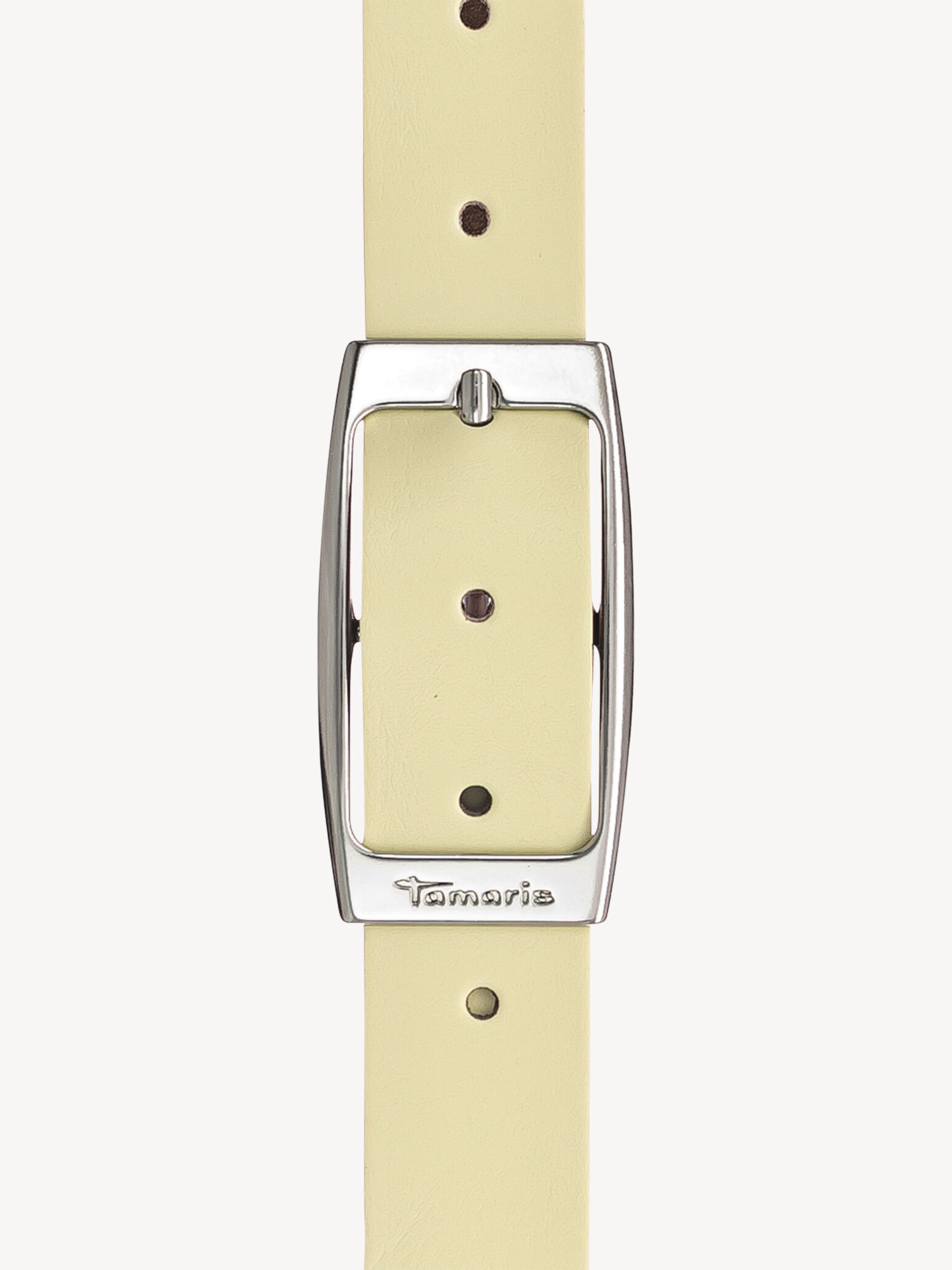 Leather Belt - Yellow