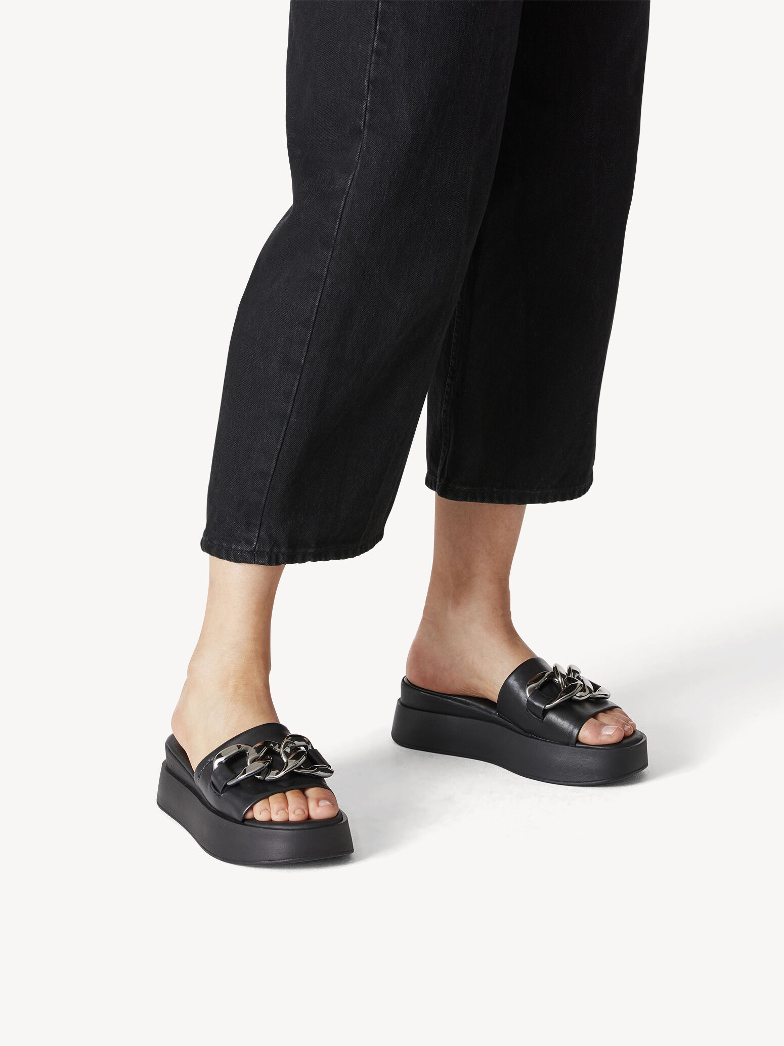 Leather Mule - Black