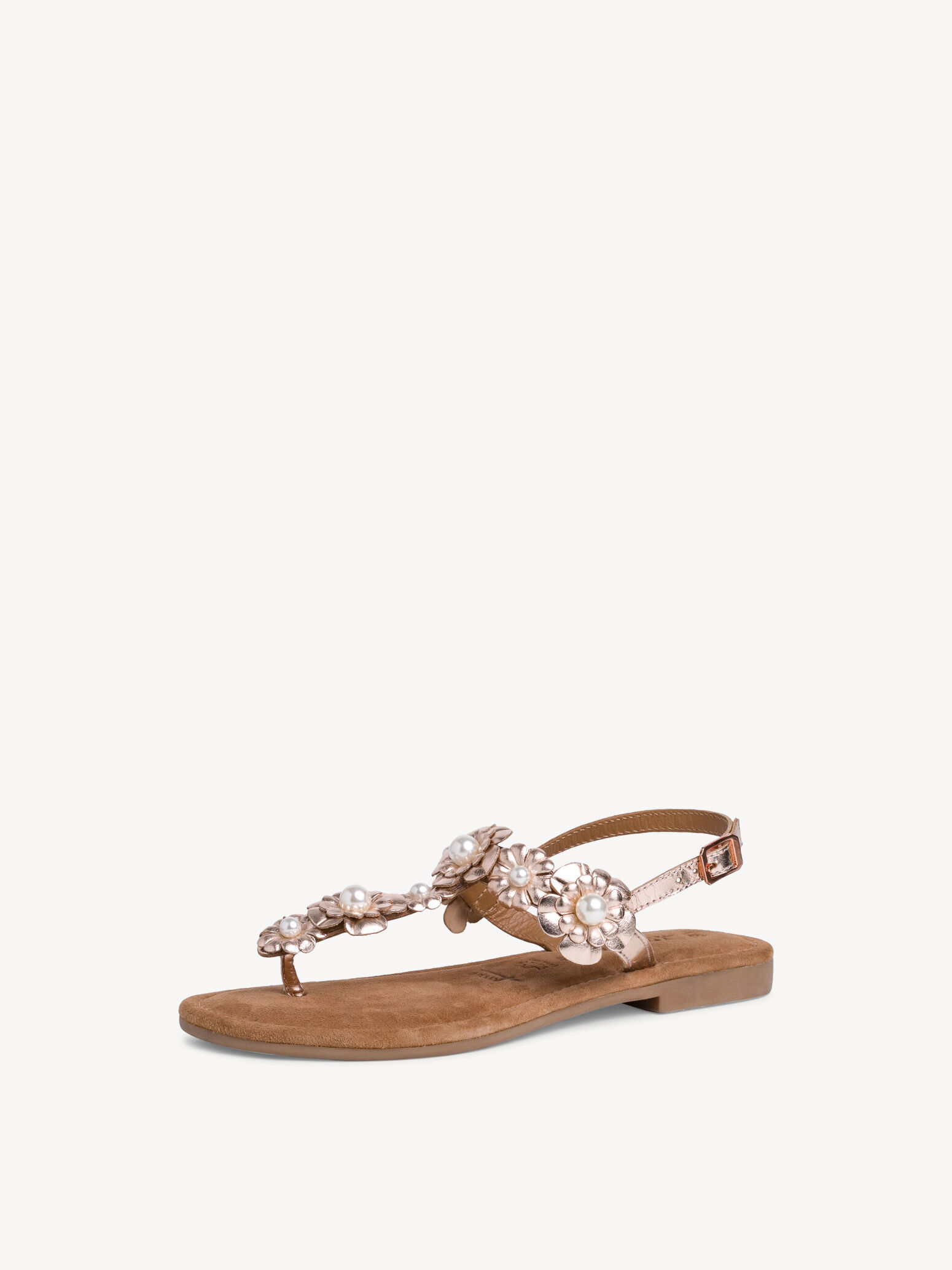 Leather Sandal - Metallic
