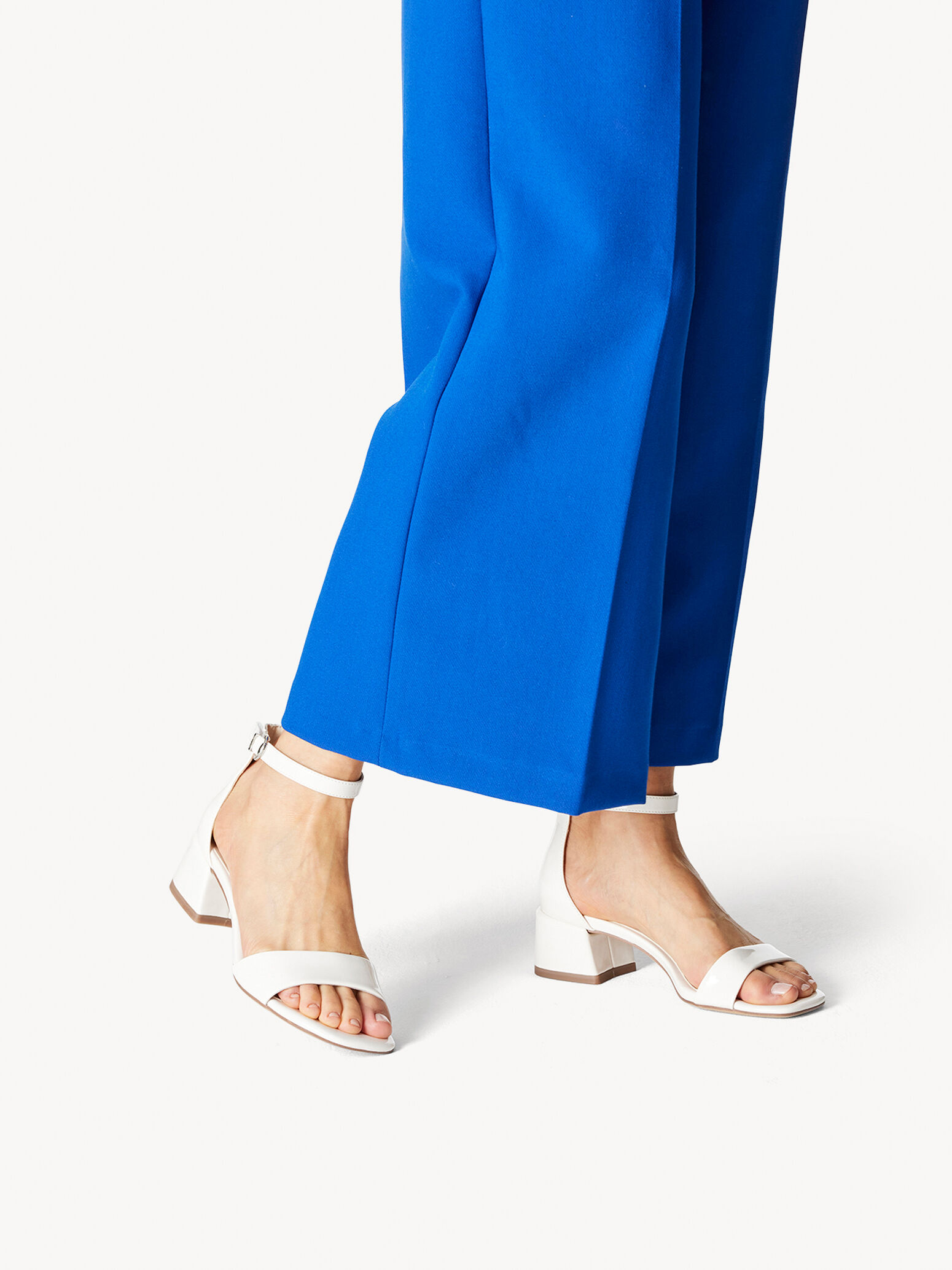 Heeled Sandal - White