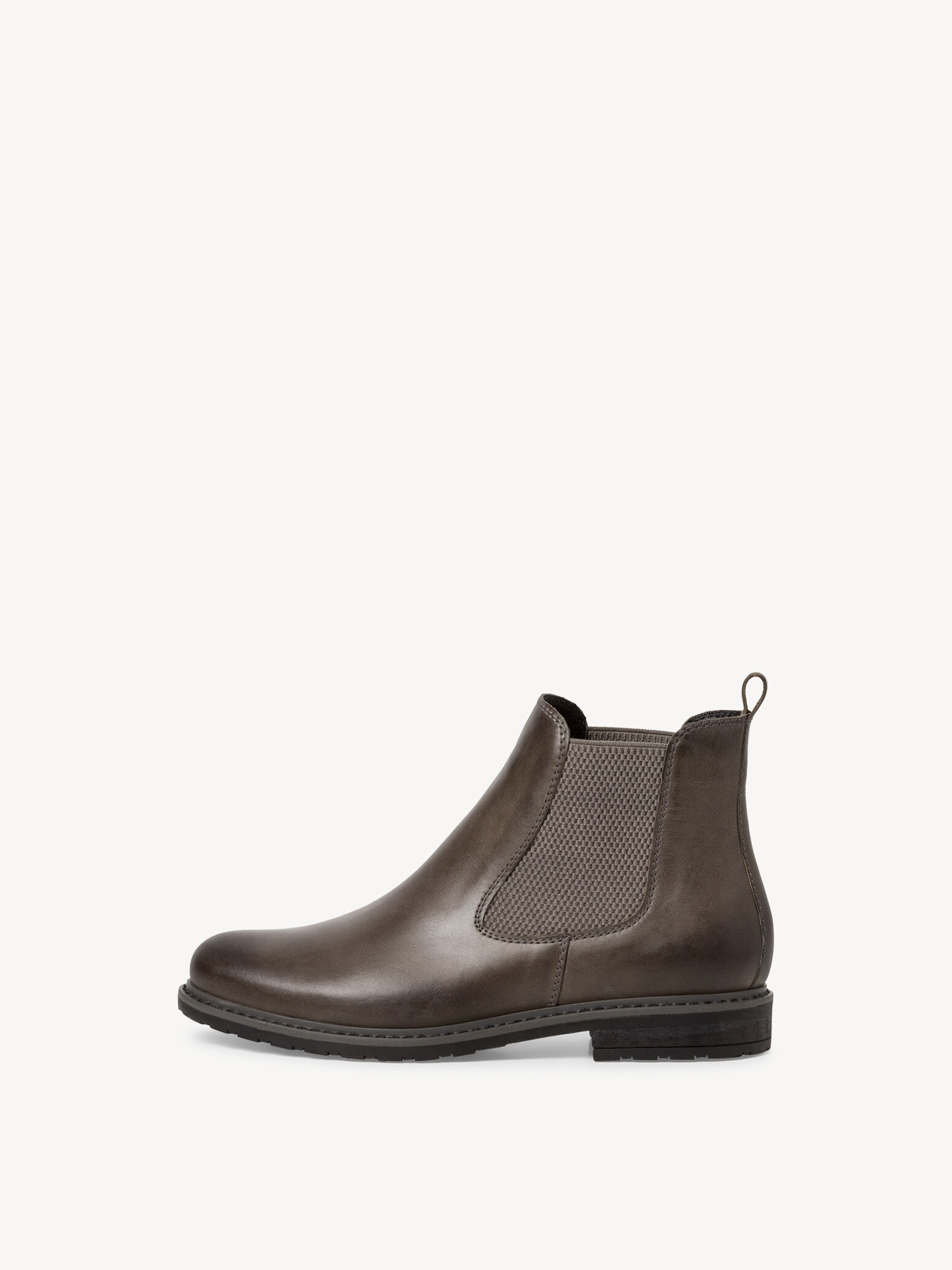 Leather Chelsea Boot - Grey