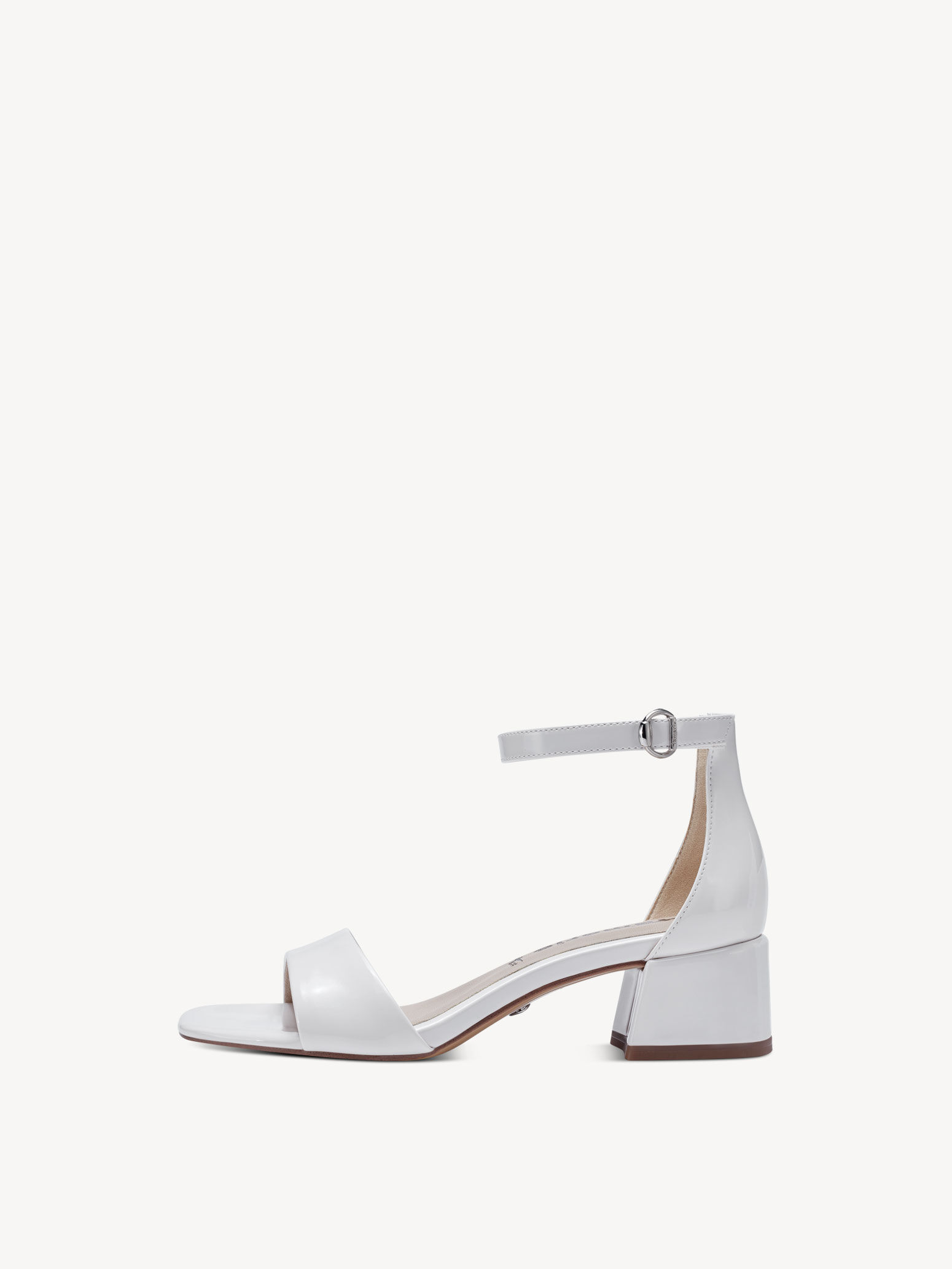 Heeled Sandal - White