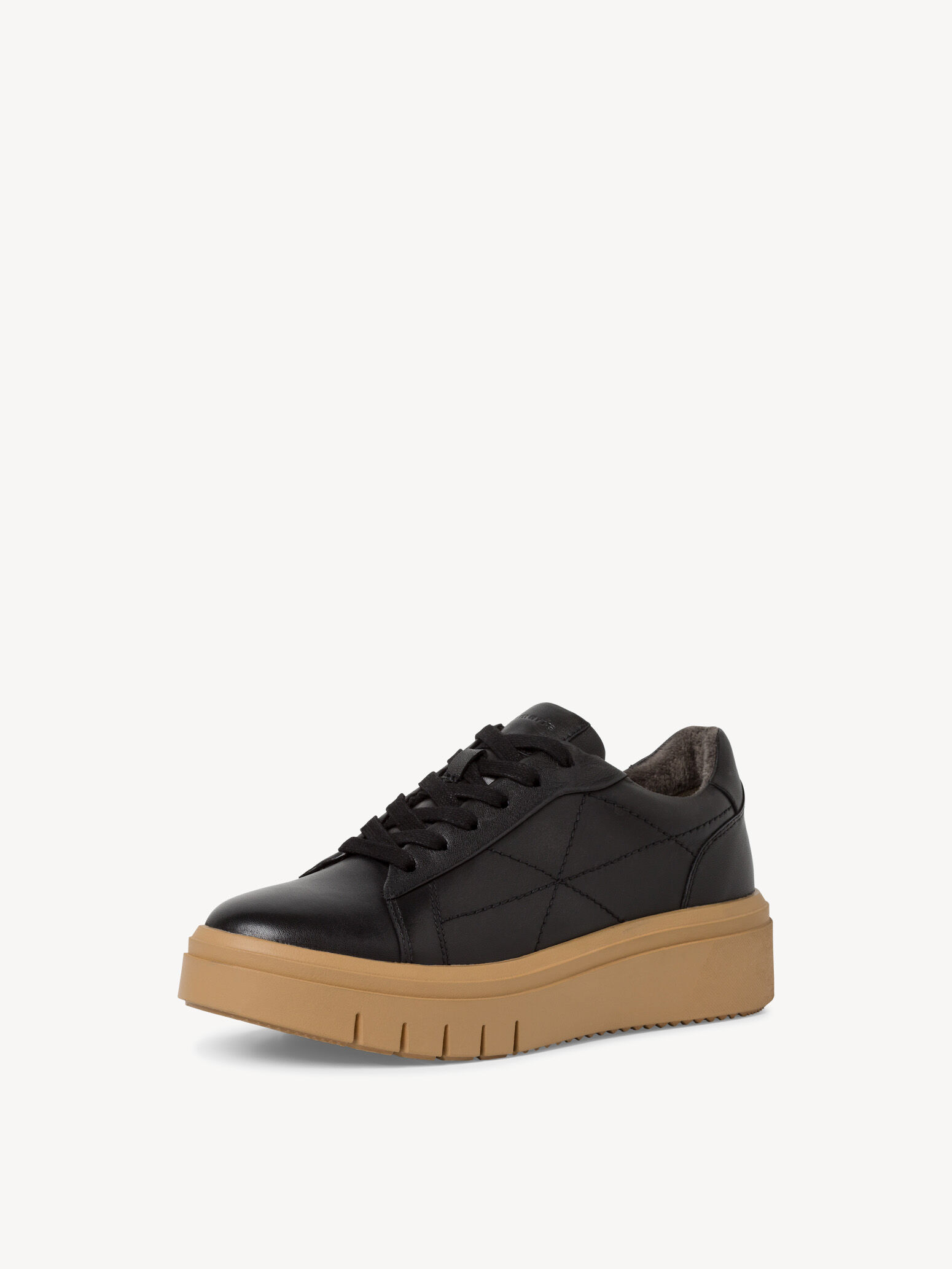 Leather Sneaker - Black