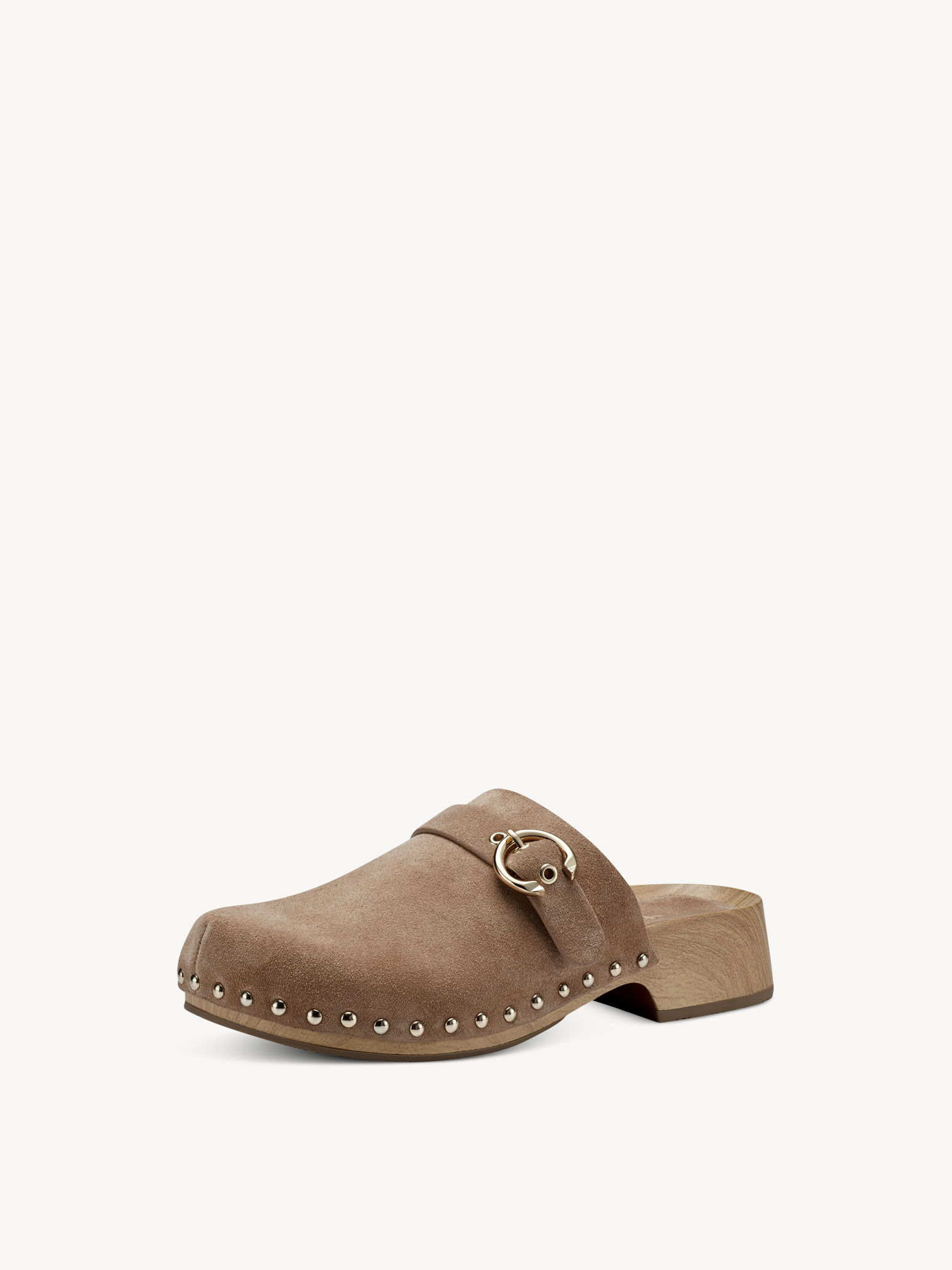 Leather Heeled Sandal - Brown