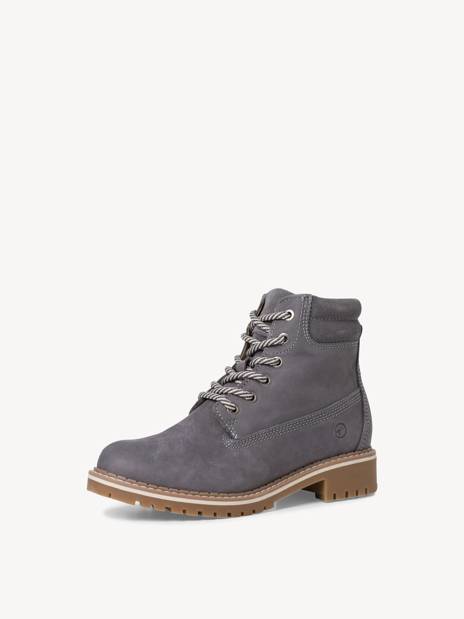 Leather Bootie - Grey Warm Lining