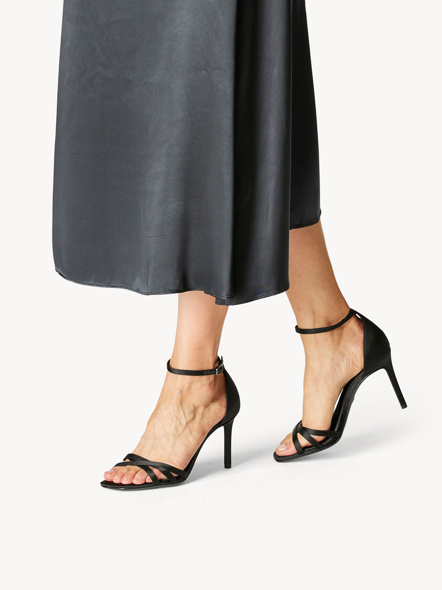 Heeled Sandal - Black