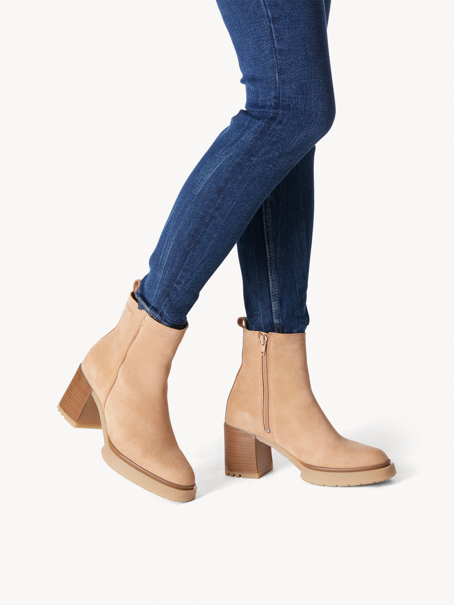 Leather Bootie - Brown