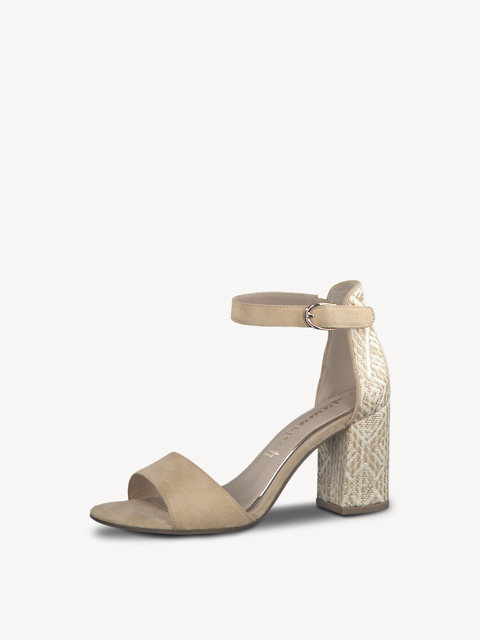 Heeled Sandal - Beige