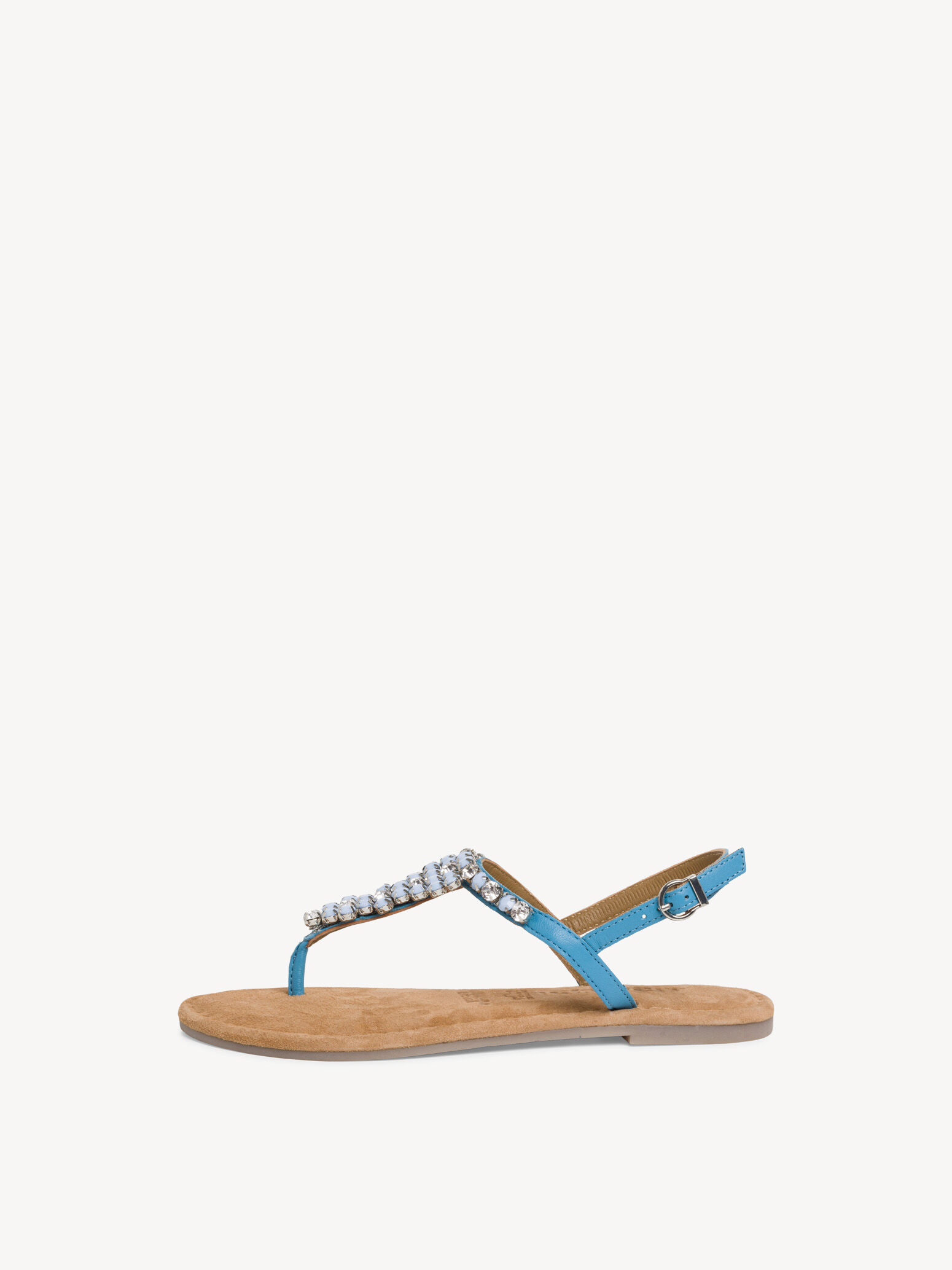 Leather Sandal - Blue
