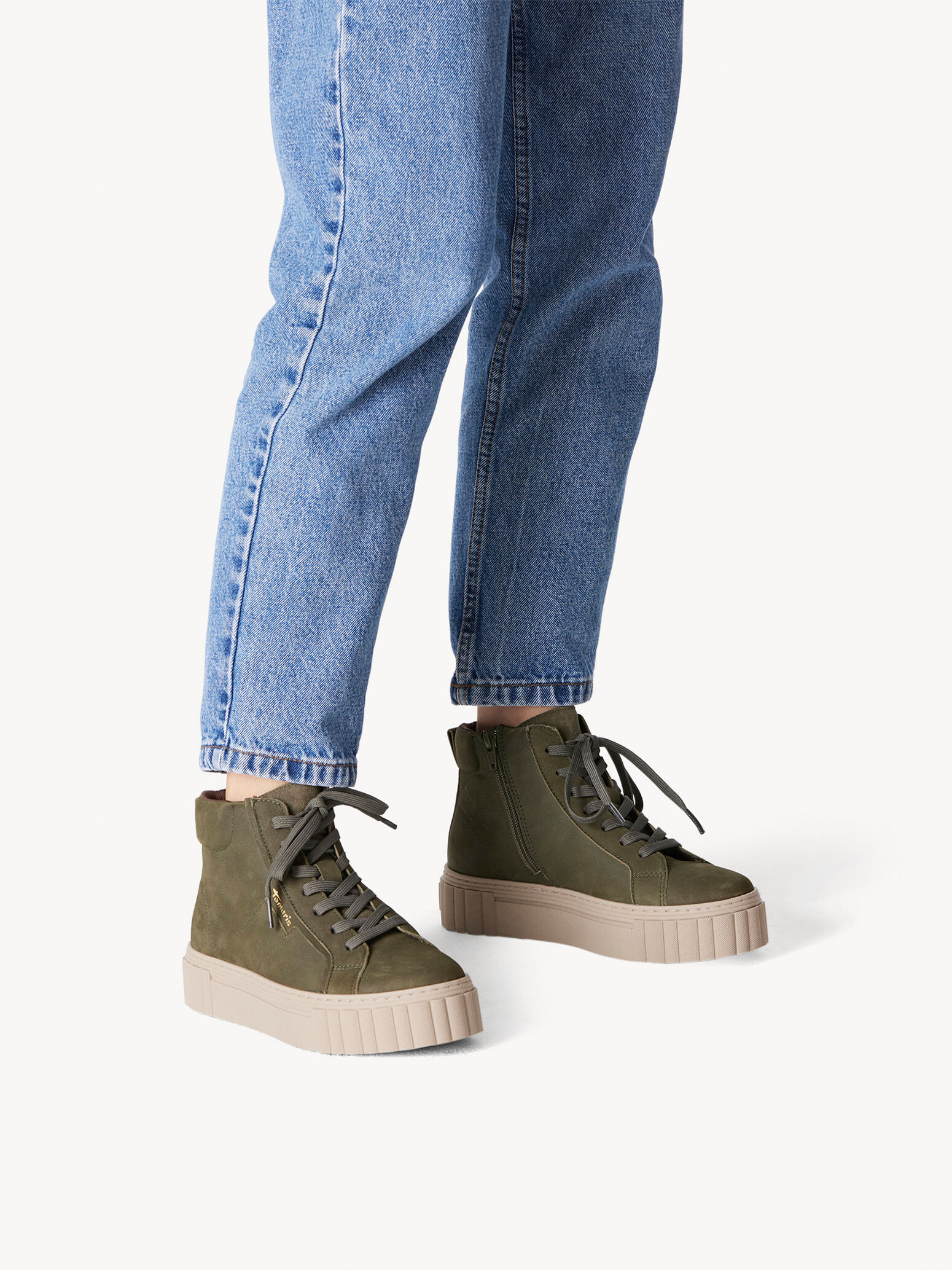 Leather Bootie - Green