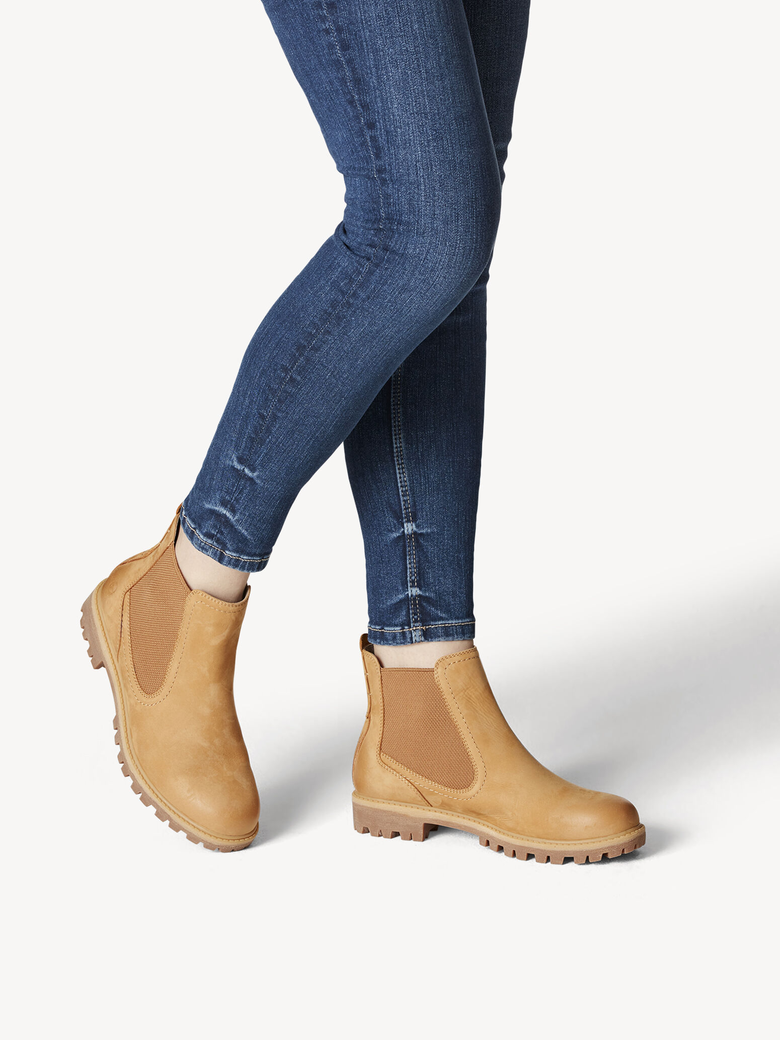 Leather Chelsea Boot - Yellow