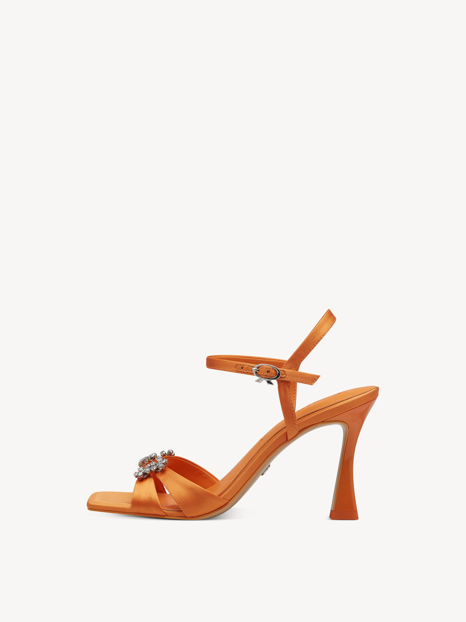 Heeled Sandal - Orange