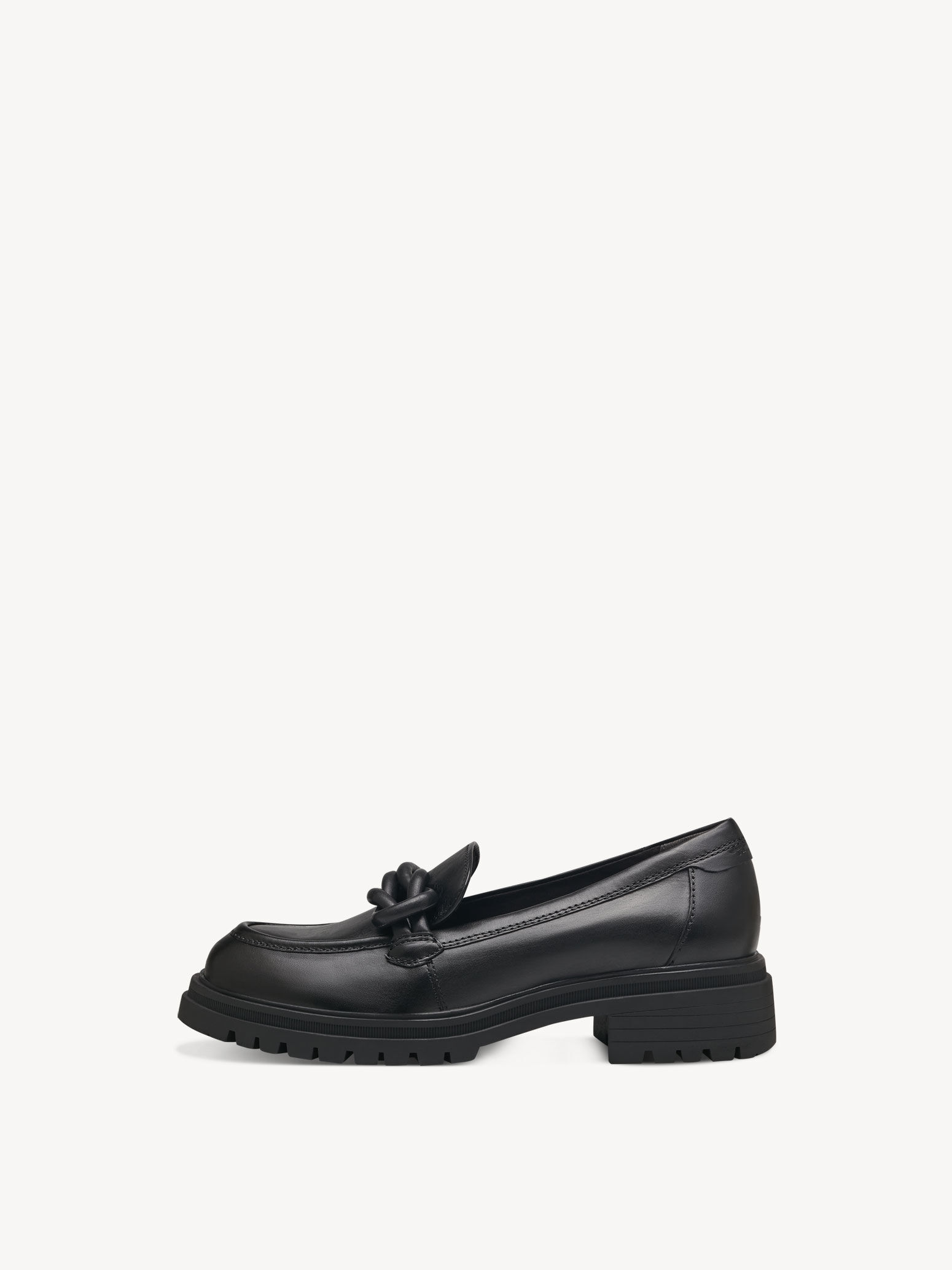 Leather Slipper - Black