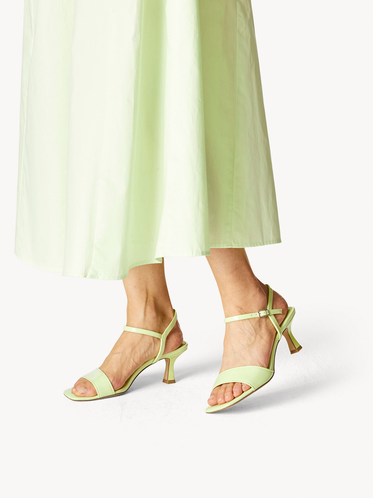 Heeled Sandal - Green