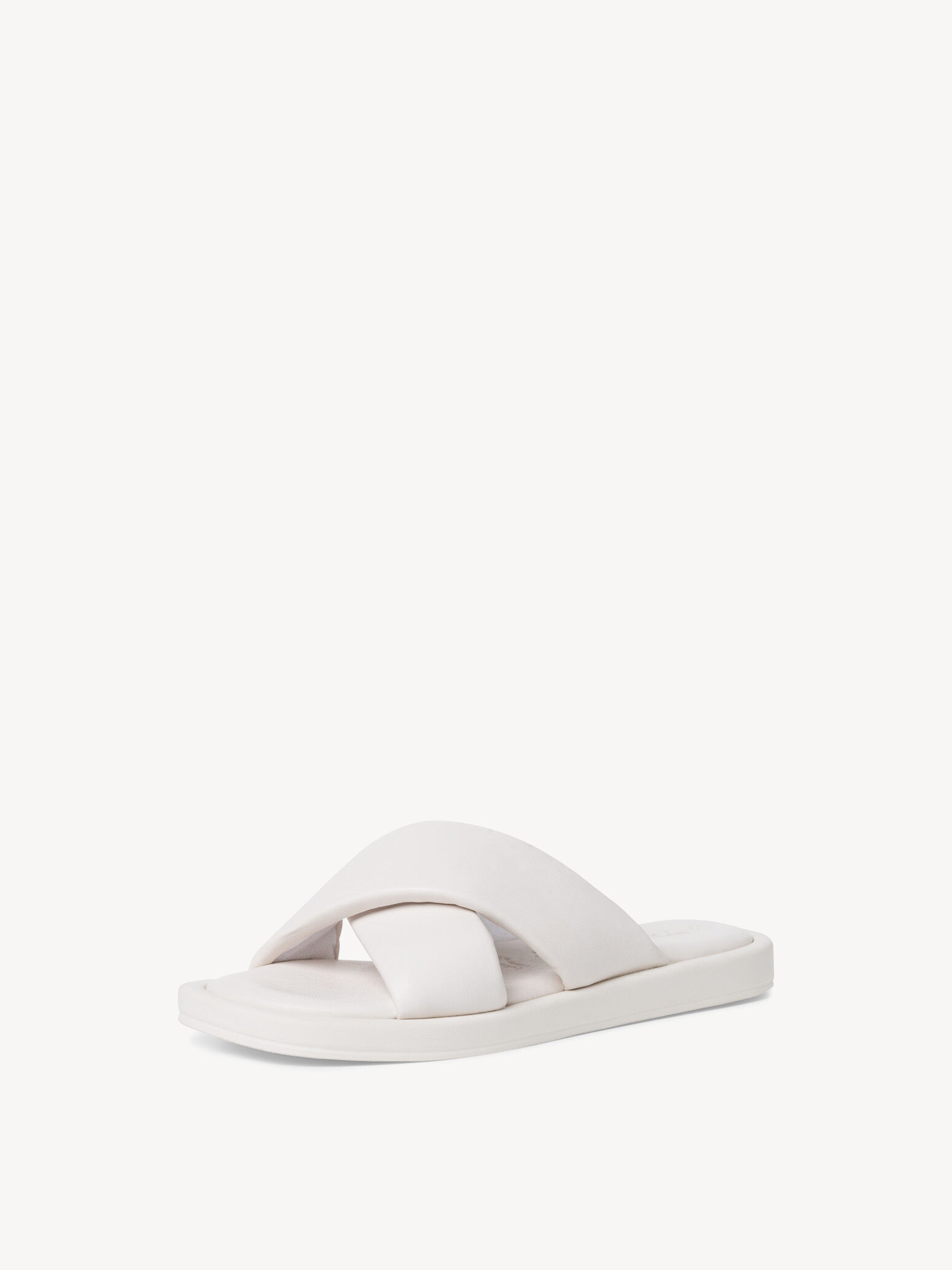 Leather Mule - White