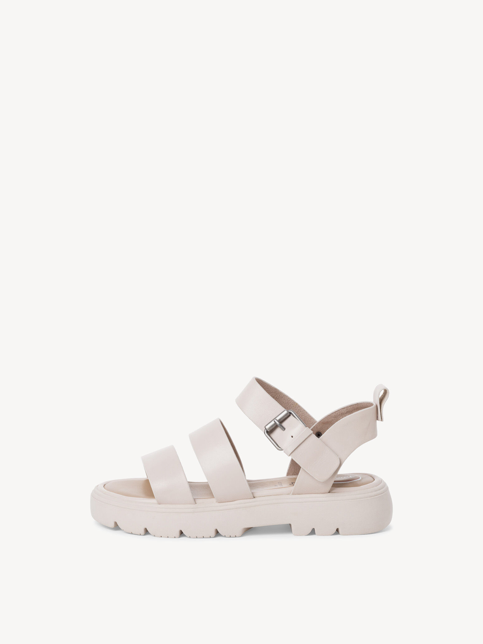 Leather Sandal - White