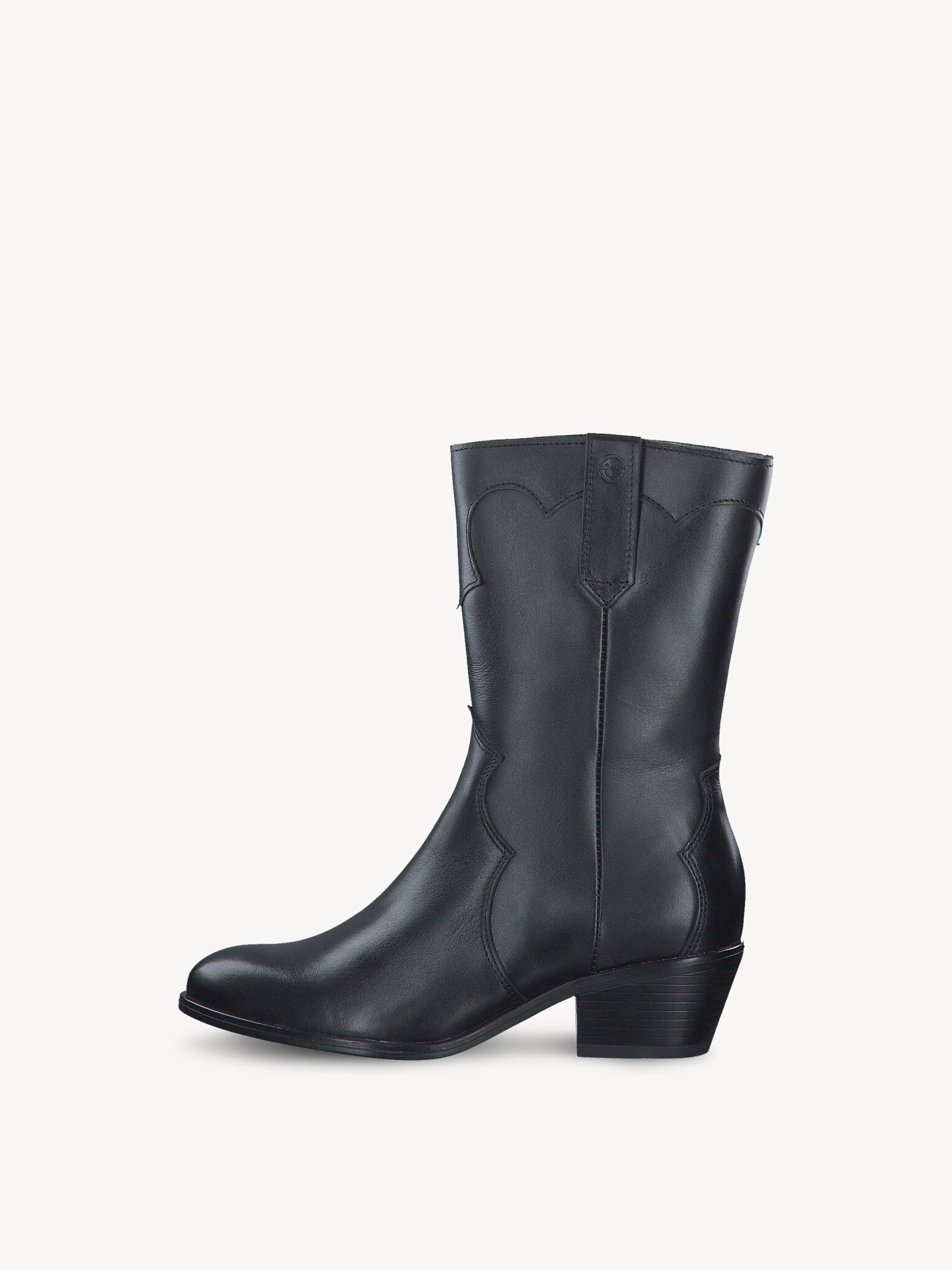Leather Bootie - Black