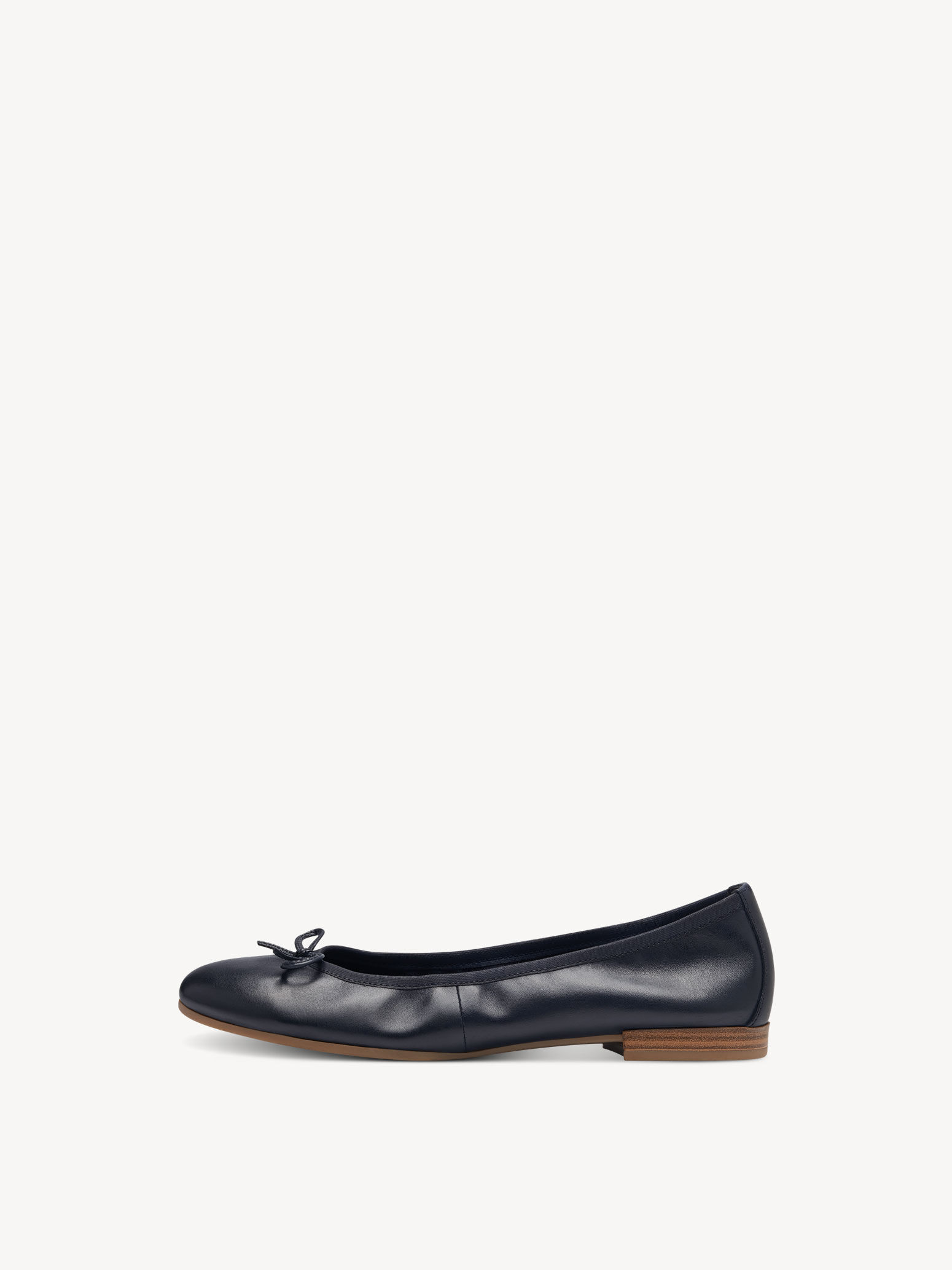 Leather Ballerina - Blue