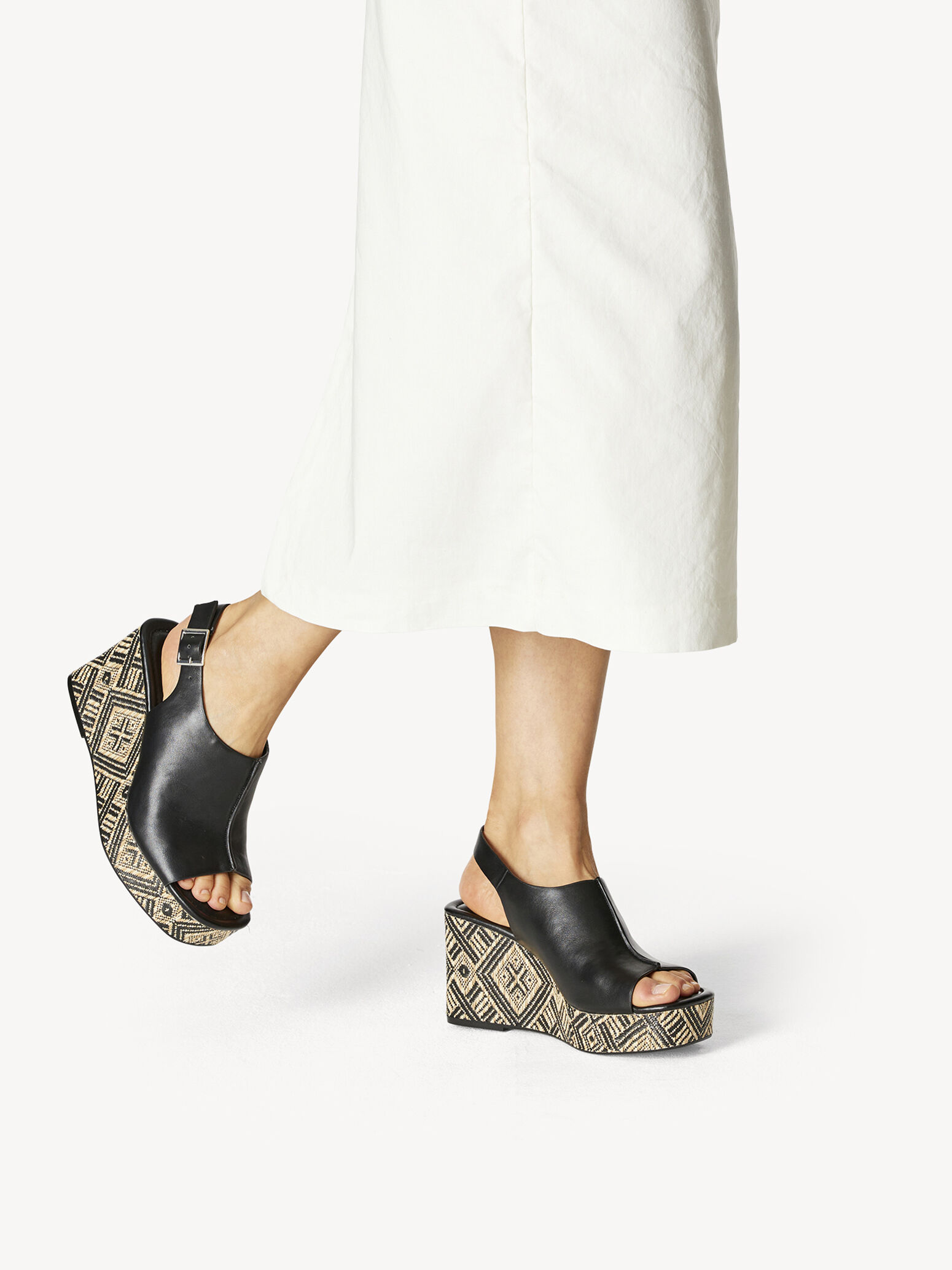 Heeled Sandal - Black