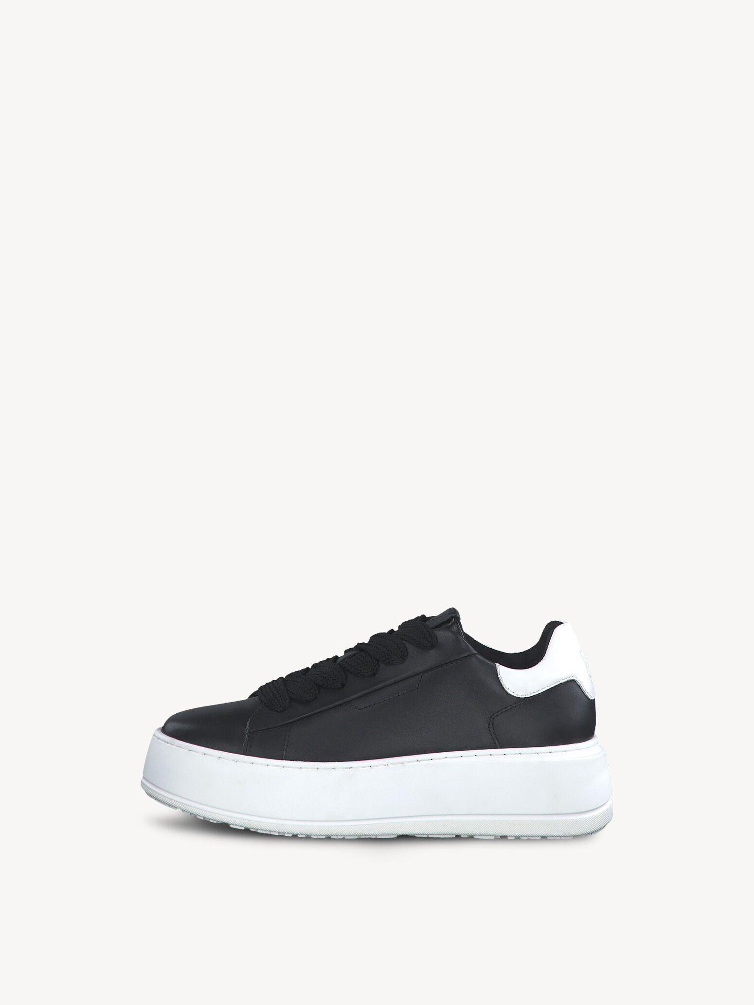 Leather Sneaker - Black