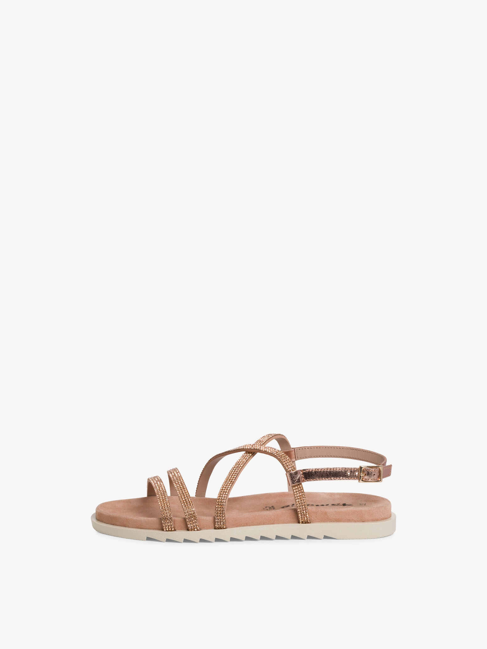 Leather Sandal - Metallic
