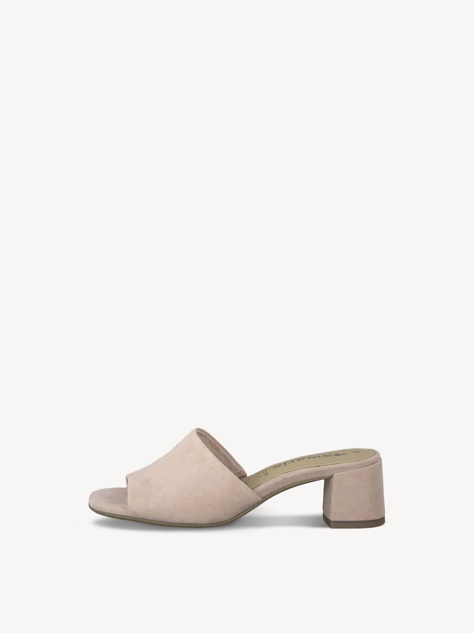 Leather Mule - Rose